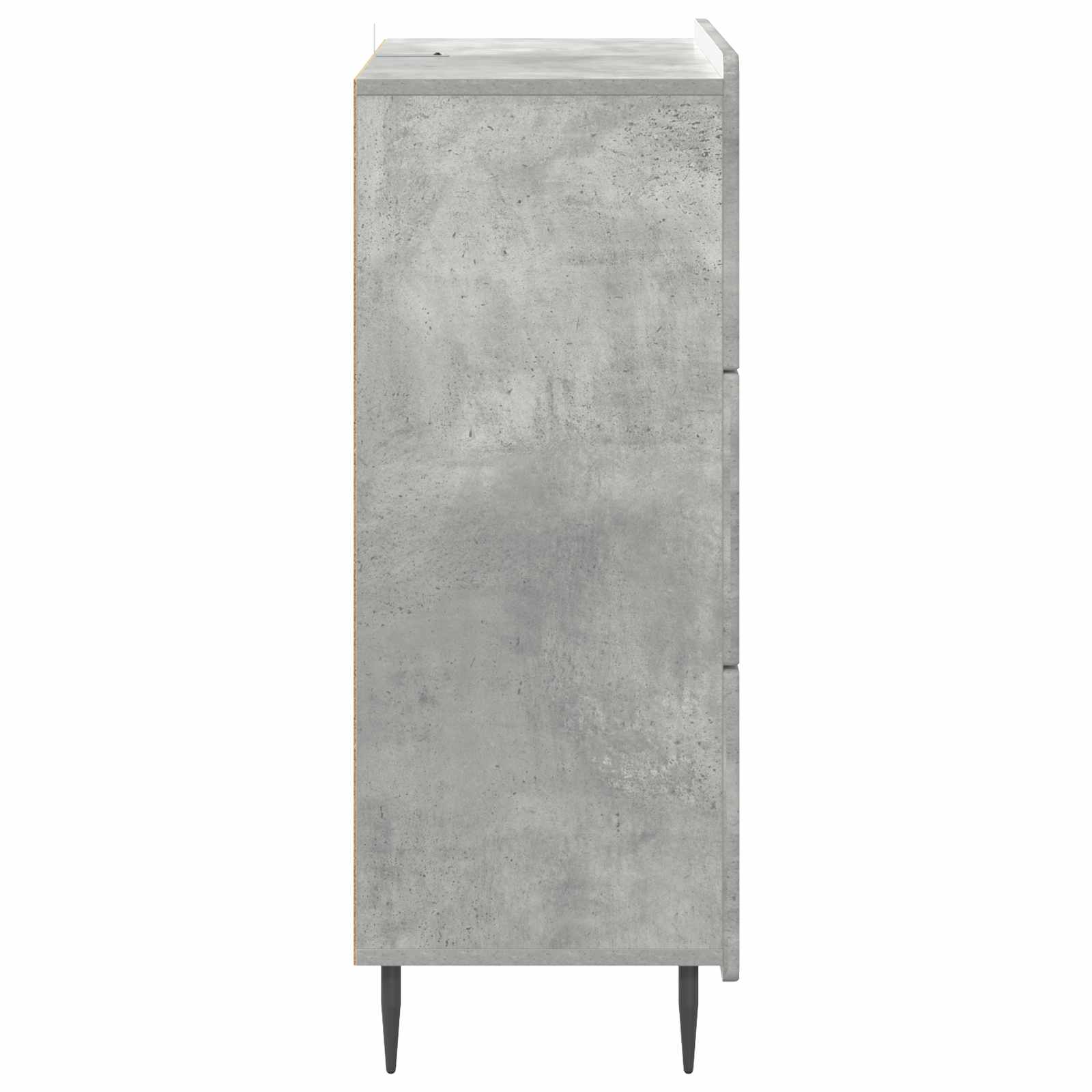Ormar s ladicama Betonska siva 66 x 34,5 x 92 cm