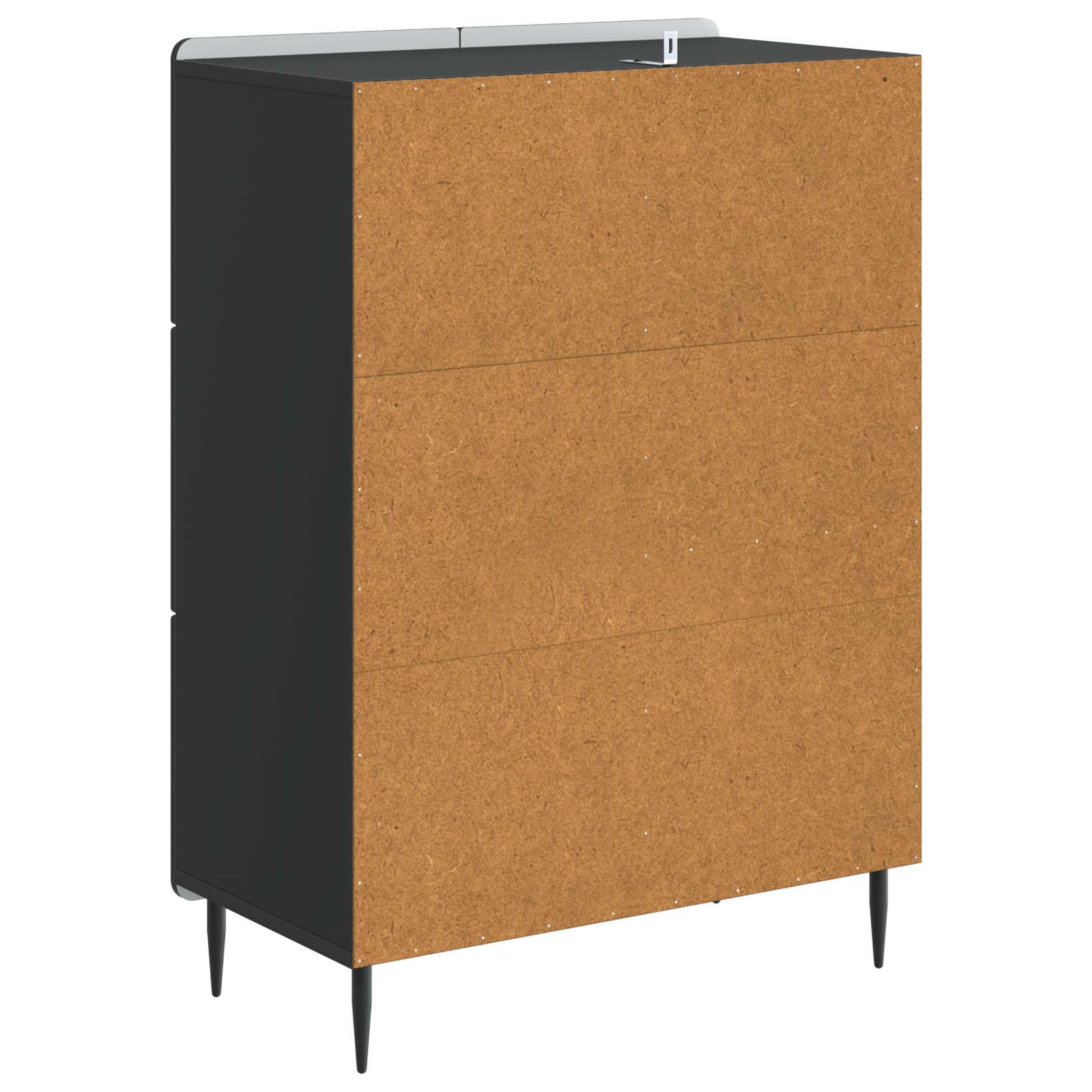 Kreveta s ladicama Crna 66 x 34,5 x 91,5 cm Konstruirano drvo