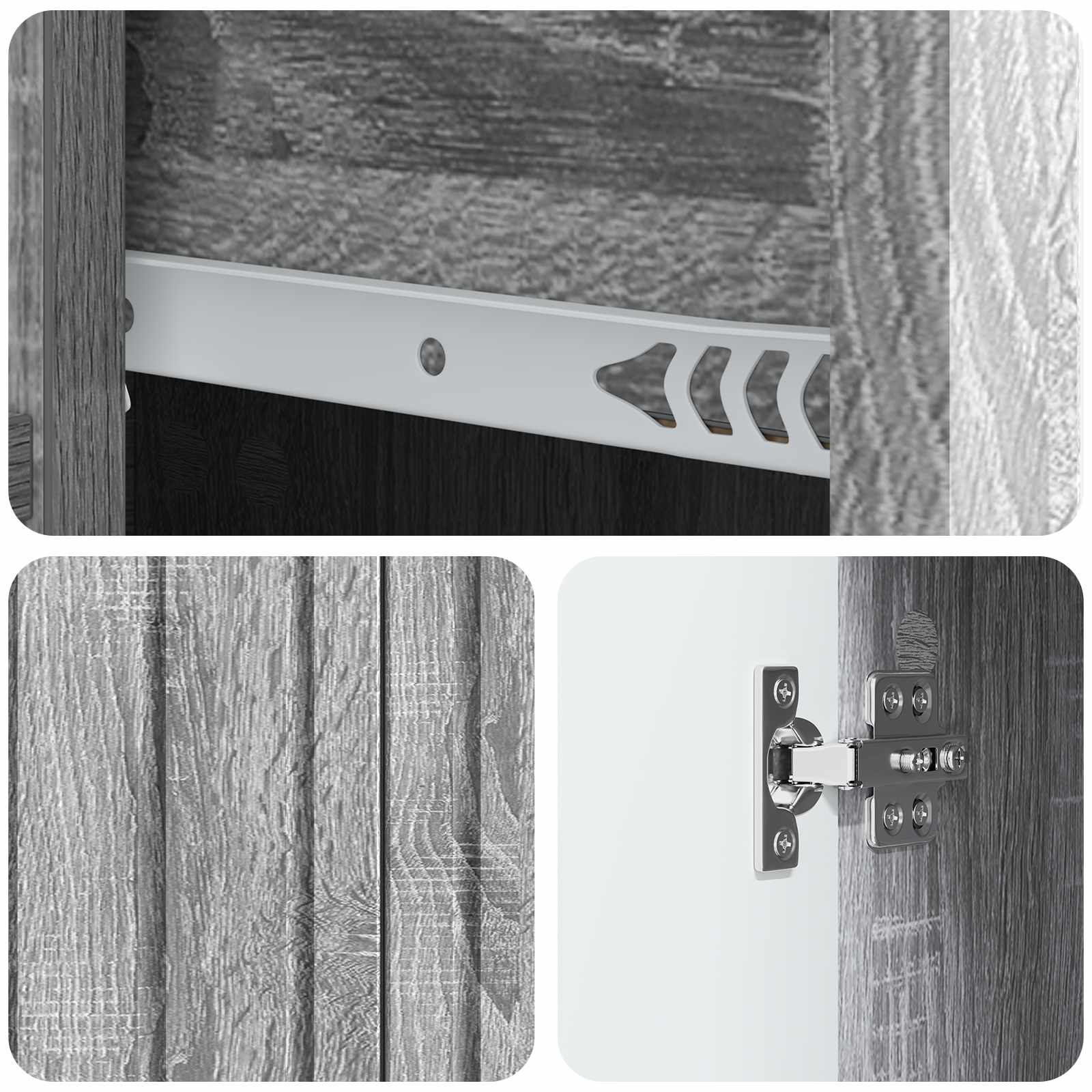 Kreveta Siva sonoma 66 x 34,5 x 91,5 cm Konstruirano drvo
