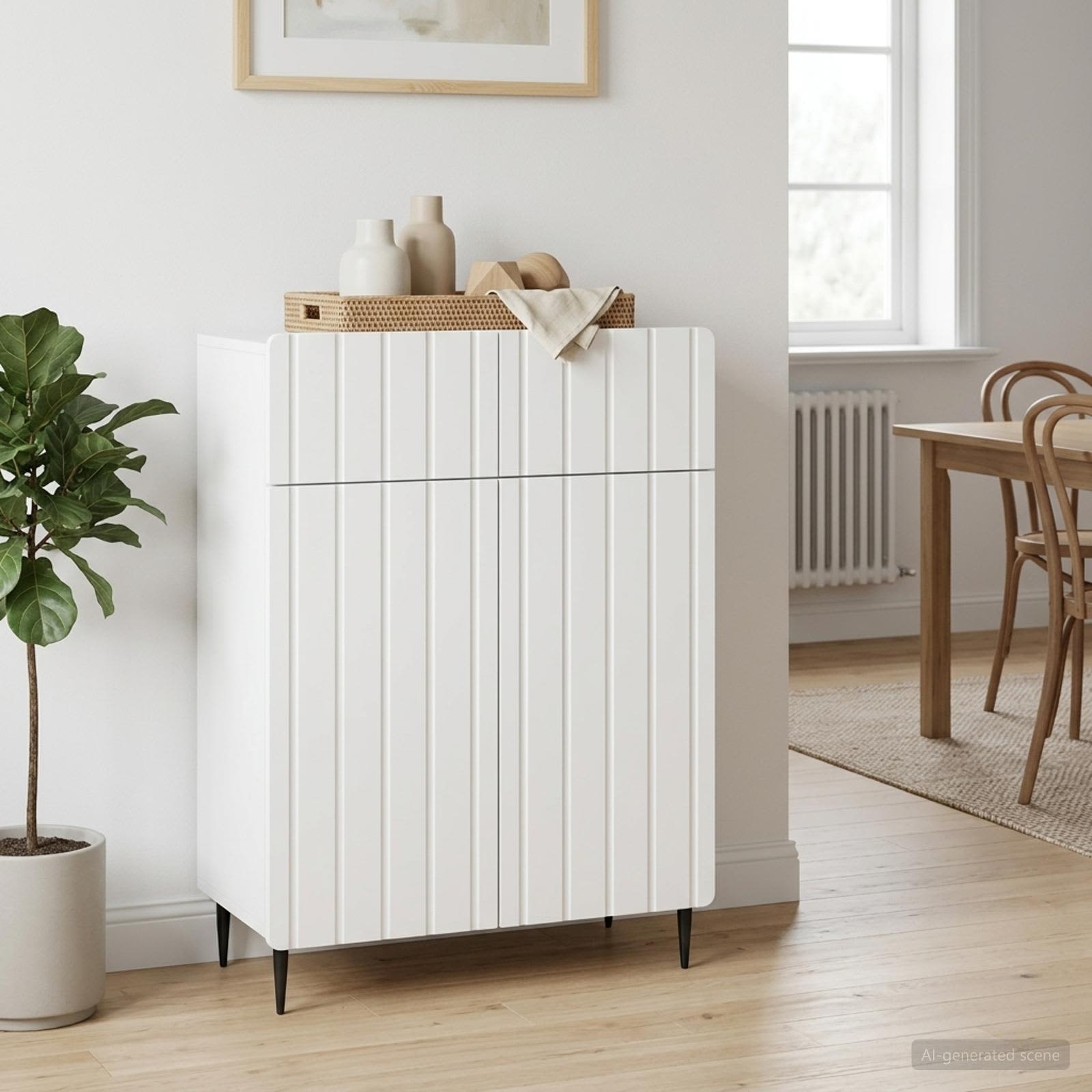 Kreveta Bijela 66 x 34,5 x 92 cm Konstruirano drvo