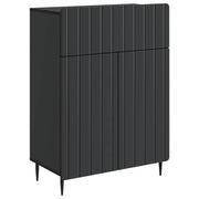 Kreveta s ladicama Crna 66 x 34,5 x 92 cm Konstruirano drvo