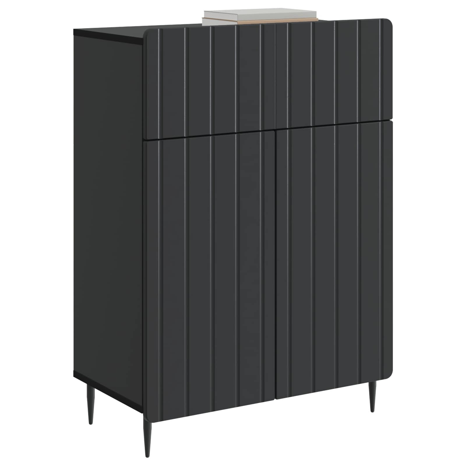 Kreveta s ladicama Crna 66 x 34,5 x 92 cm Konstruirano drvo