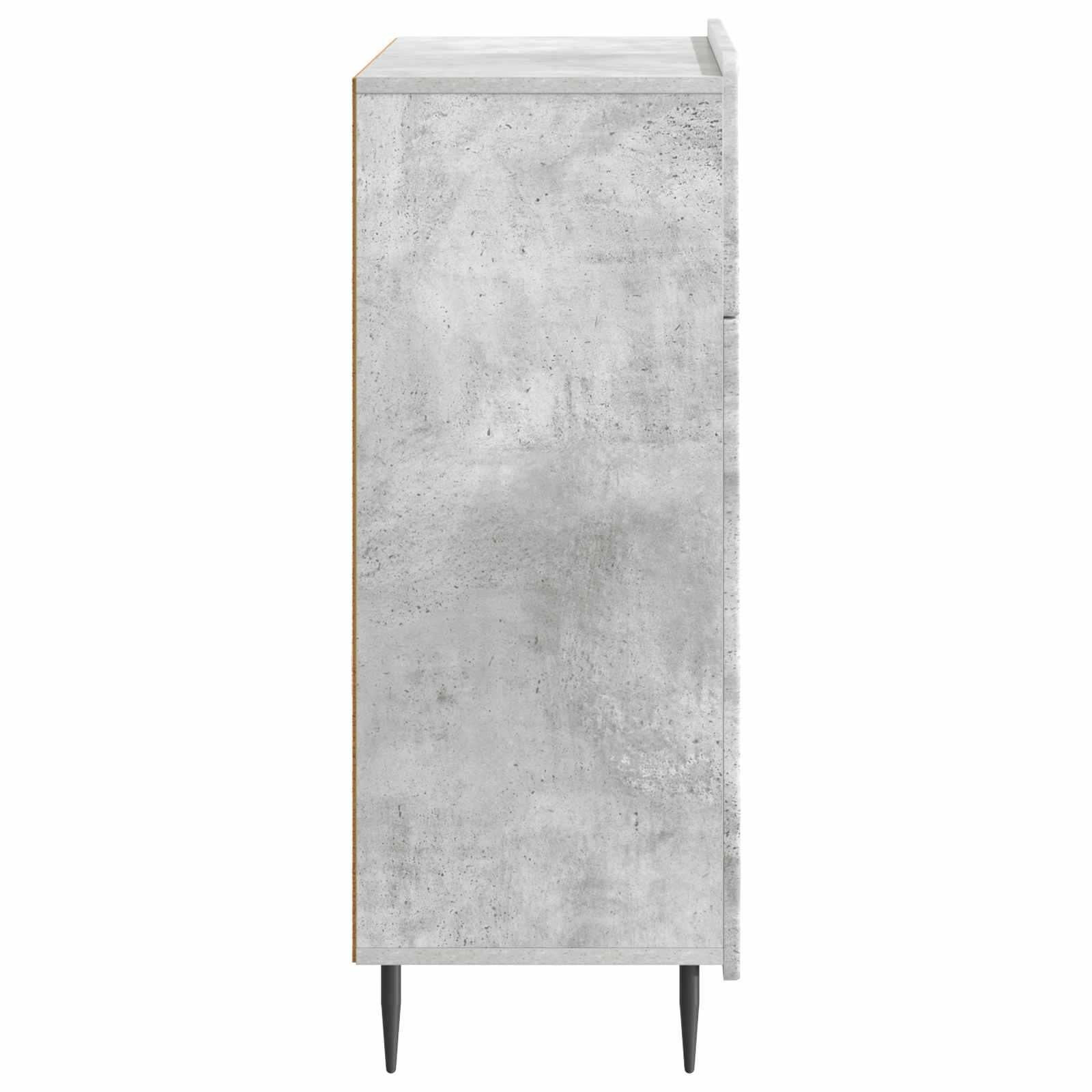 Kreveta Betonska siva 66 x 34,5 x 92 cm Konstruirano drvo