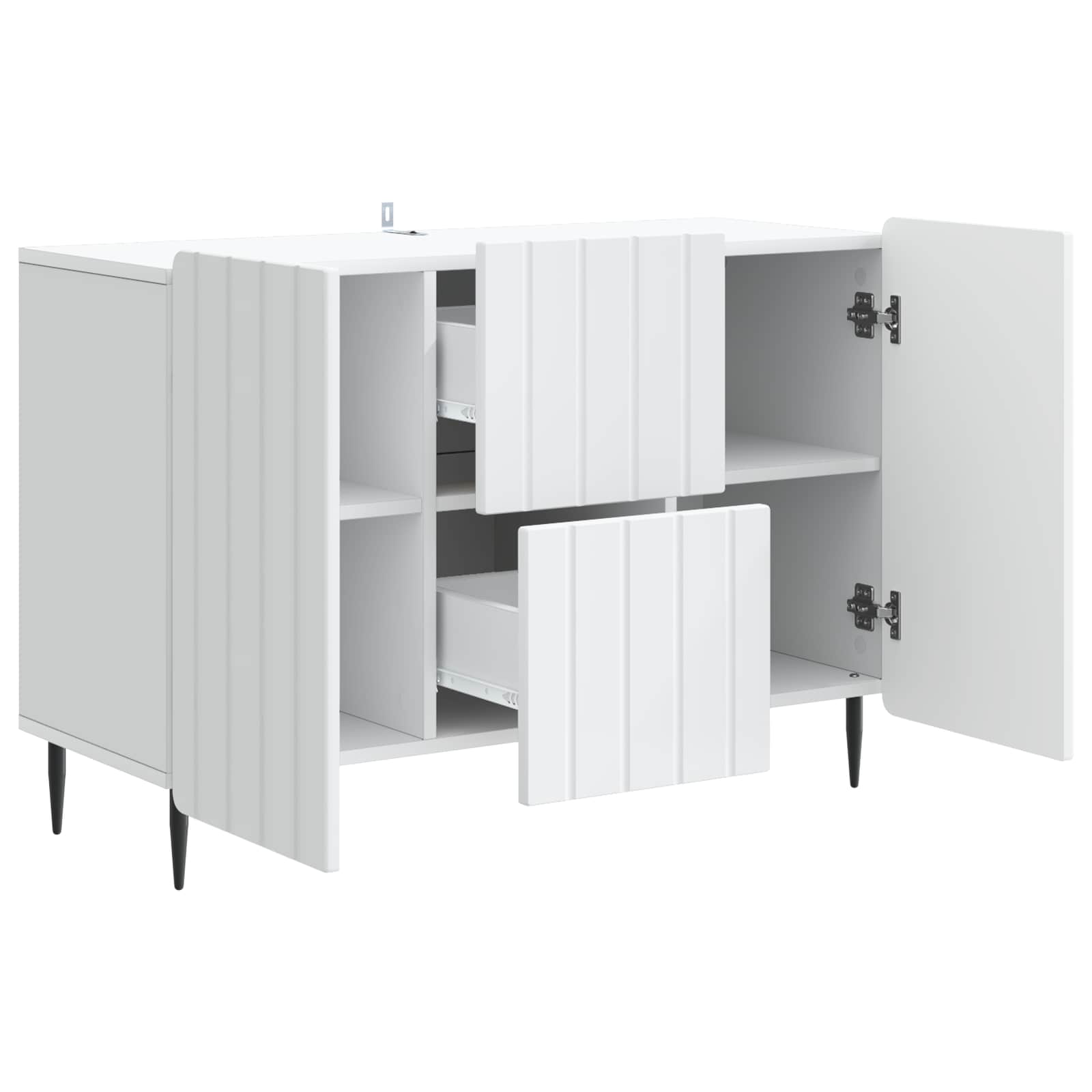 Kreveta s ladicama Bijela 89 x 34,5 x 62 cm Konstruirano drvo
