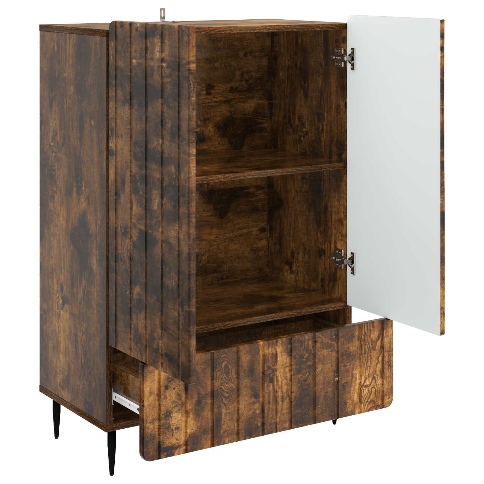 Kreveta Dimljeni hrast 66 x 34,5 x 97 cm Konstruirano drvo
