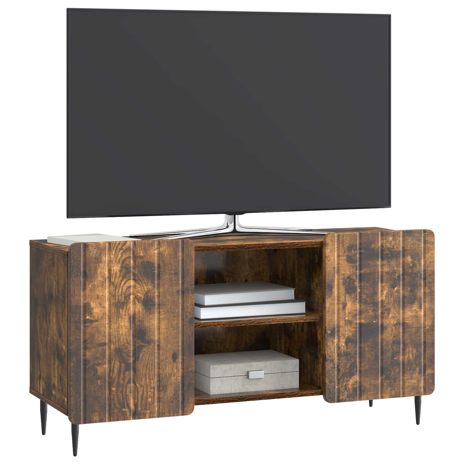 TV ormar Dimljeni hrast 102 x 34,5 x 52 cm Konstruirano drvo