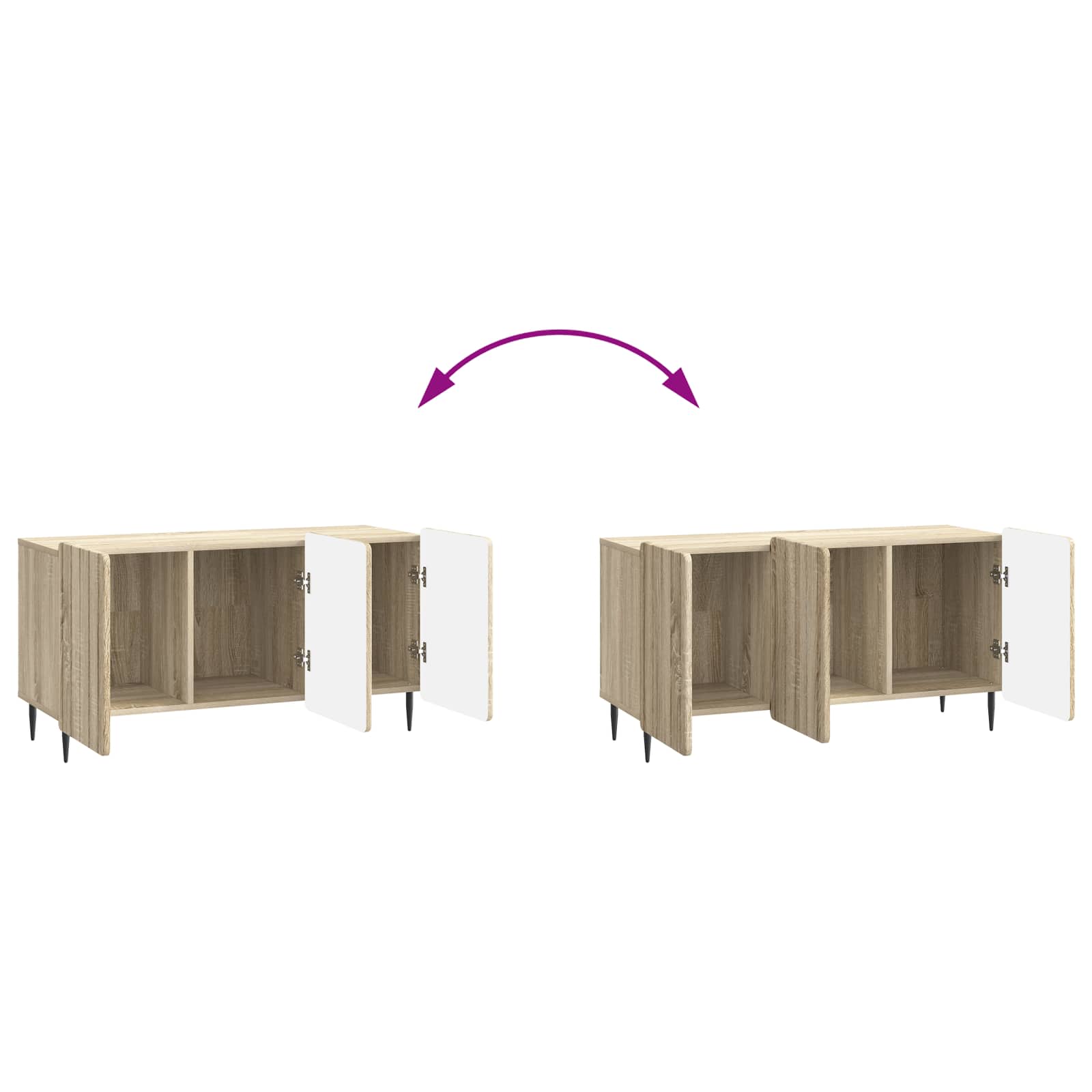 TV ormar Hrast sonoma 99 x 34,5 x 52 cm Konstruirano drvo