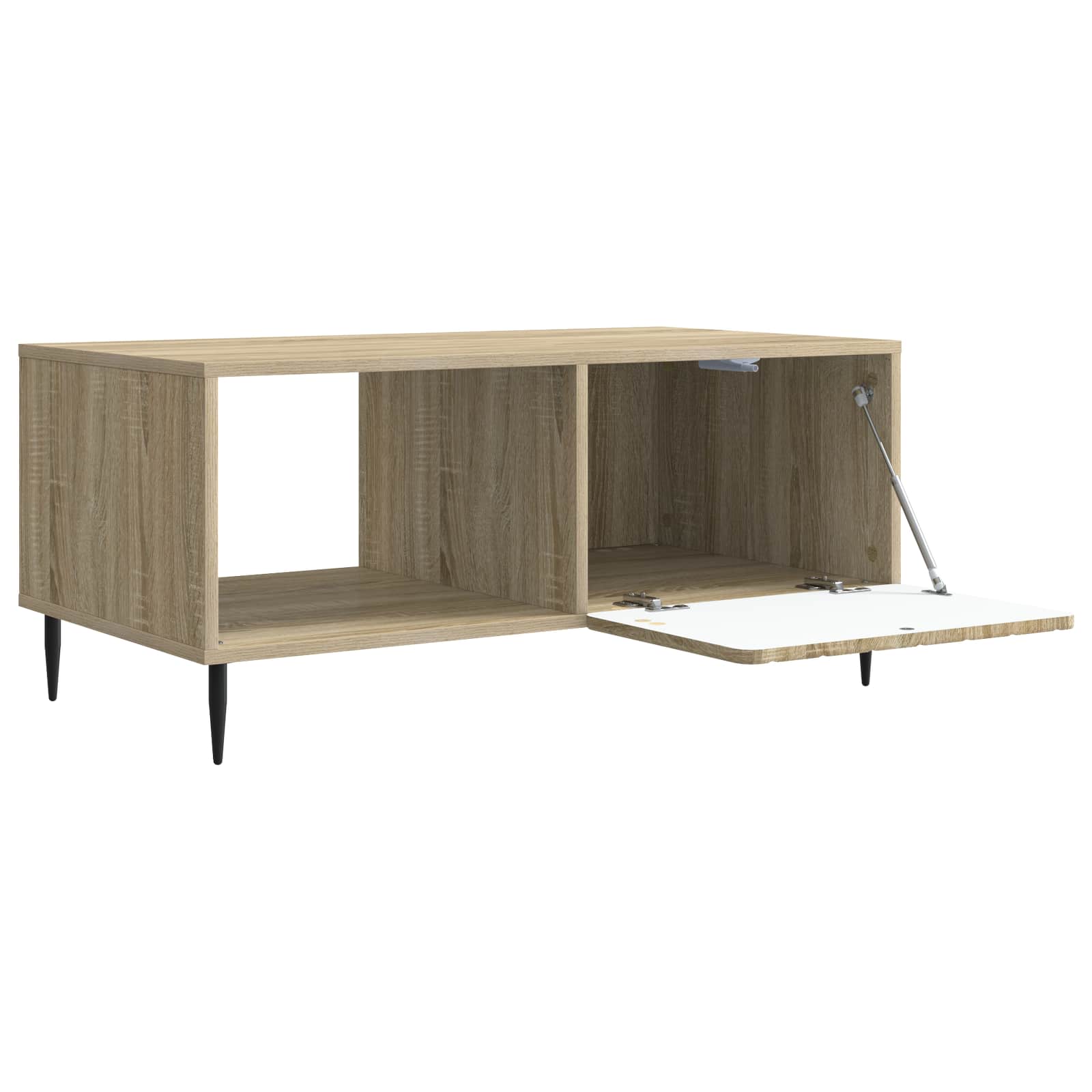 Kava Stol Hrast sonoma 90 x 50 x 40 cm Konstruirano drvo