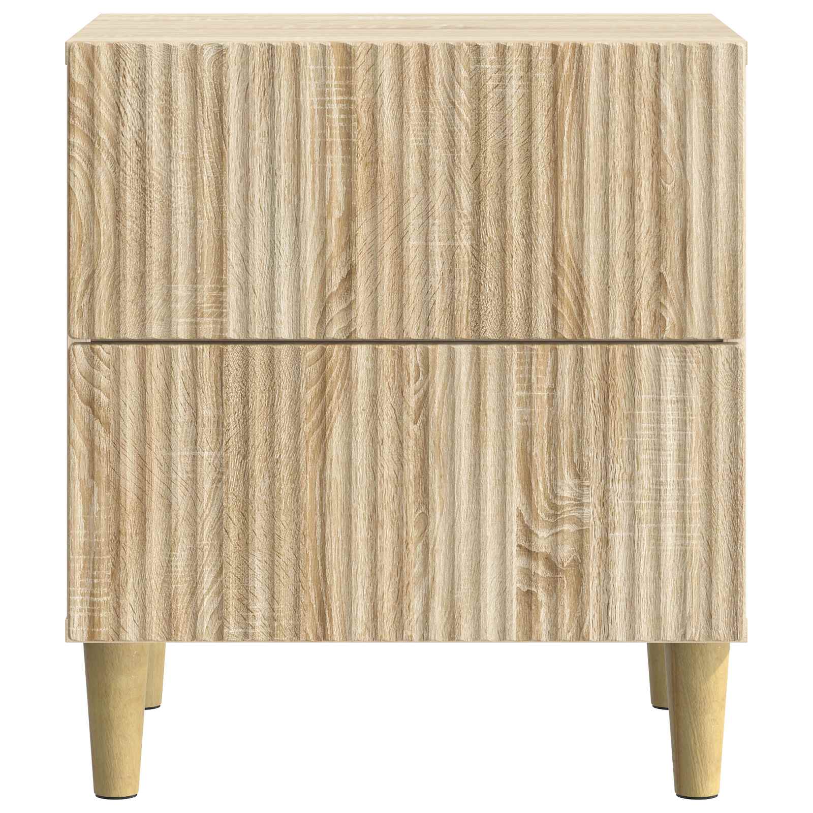 Noćni ormar s ladicama 2 pcs Hrast sonoma 43 x 34,5 x 48 cm