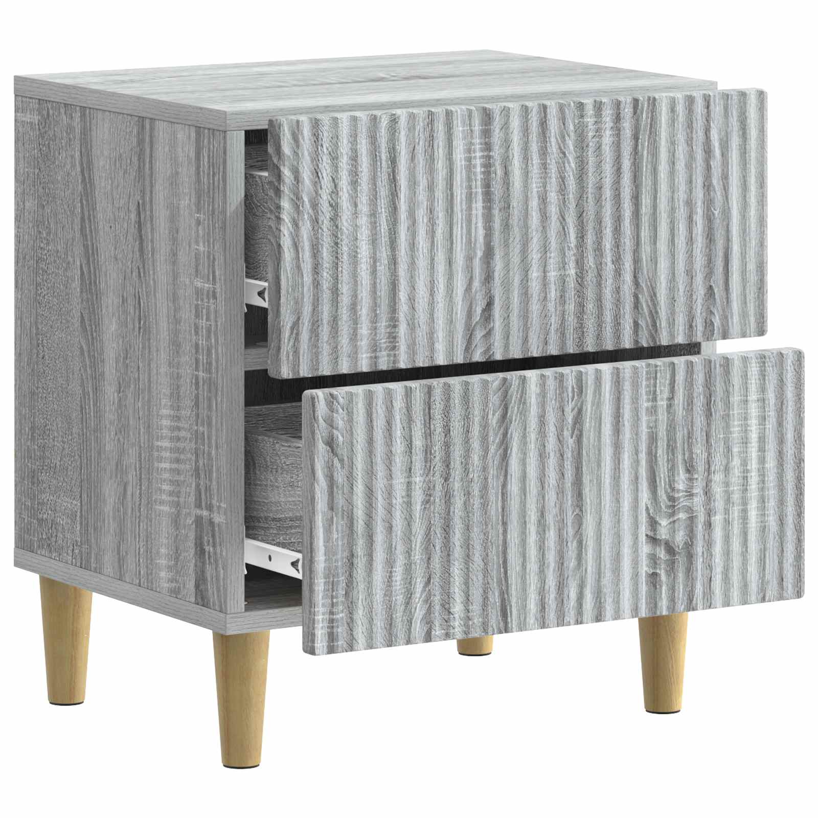 Noćni ormar Siva sonoma 43 x 34,5 x 48 cm Konstruirano drvo