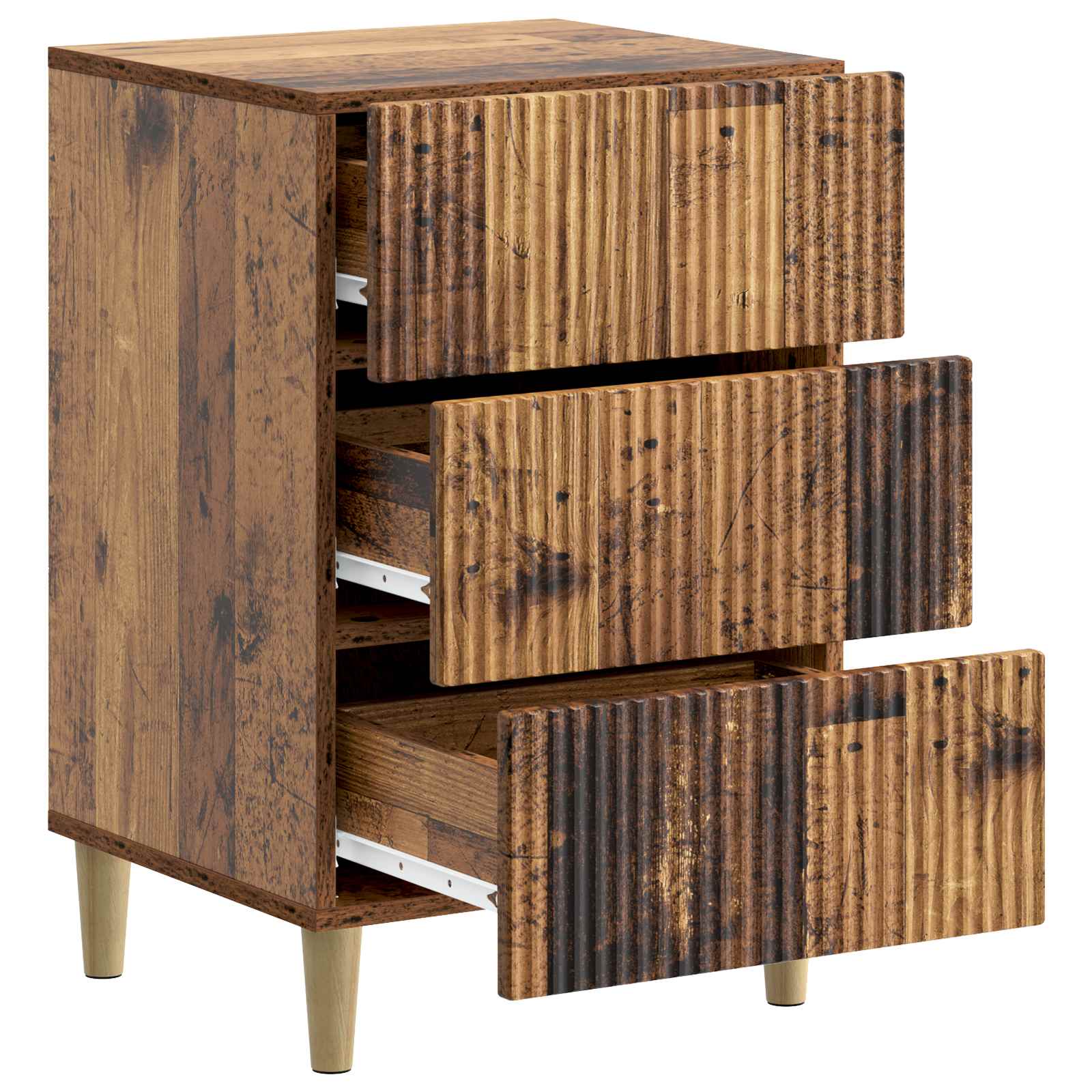 Noćni ormar Staro drvo 43 x 41 x 66,5 cm Konstruirano drvo