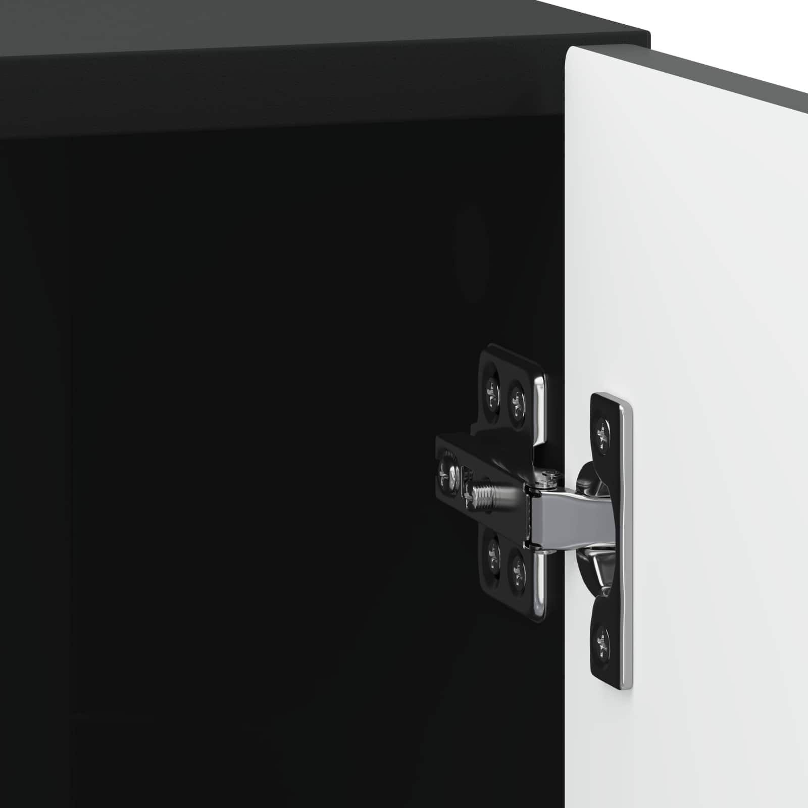 Noćni ormar 2 pcs Crna 43 x 34,5 x 50 cm Konstruirano drvo