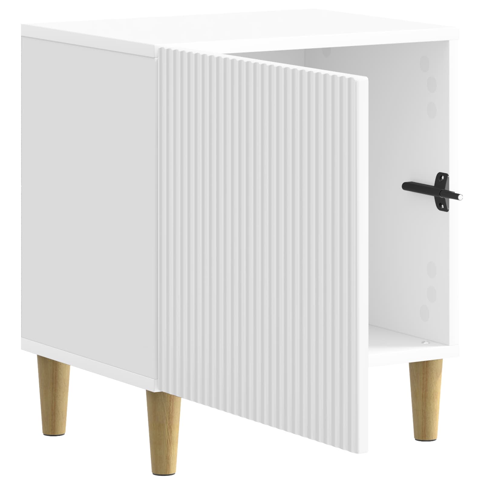 Noćni ormar 2 pcs Bijela visokog sjaja 43 x 34,5 x 50 cm