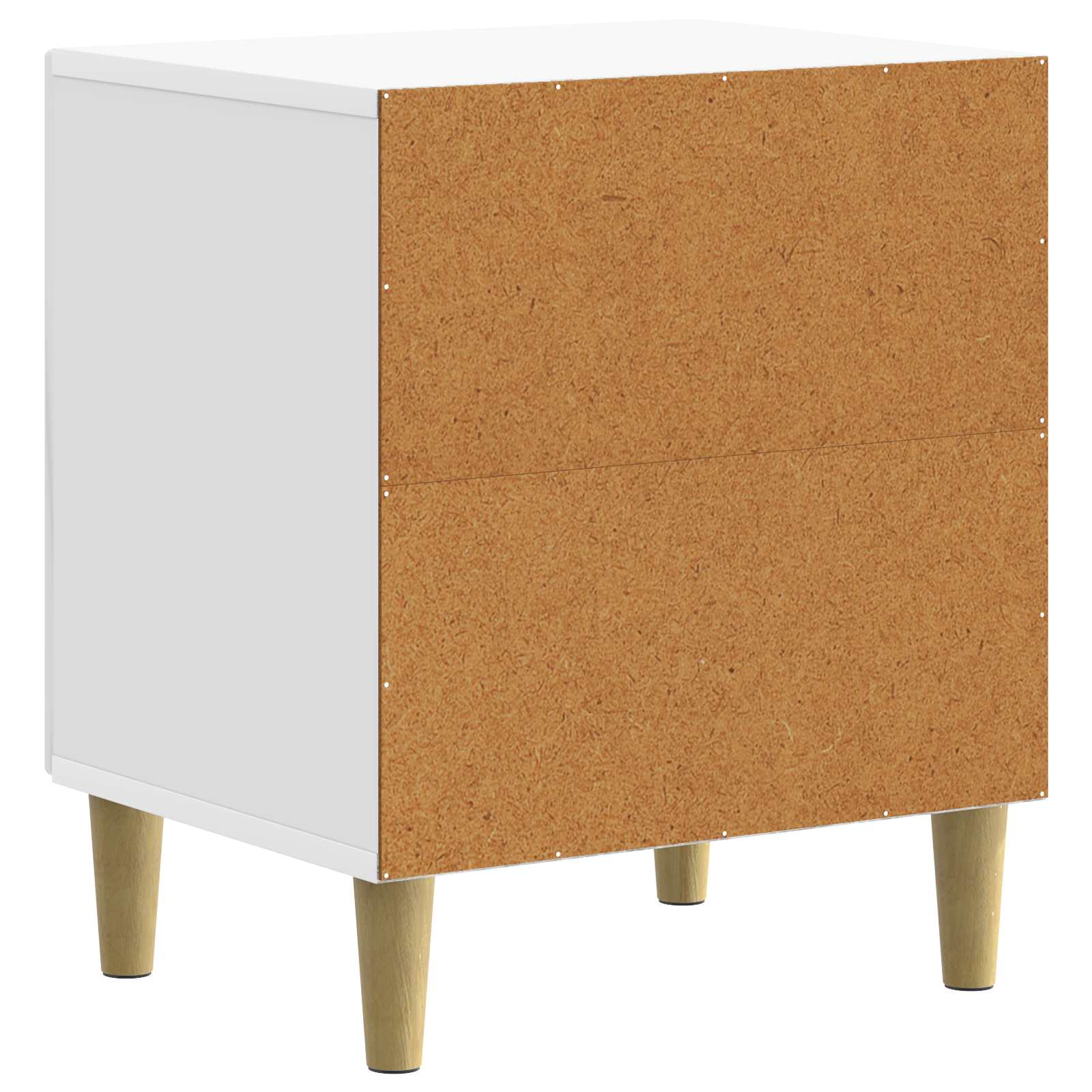 Noćni ormar 2 pcs Bijela visokog sjaja 43 x 34,5 x 50 cm