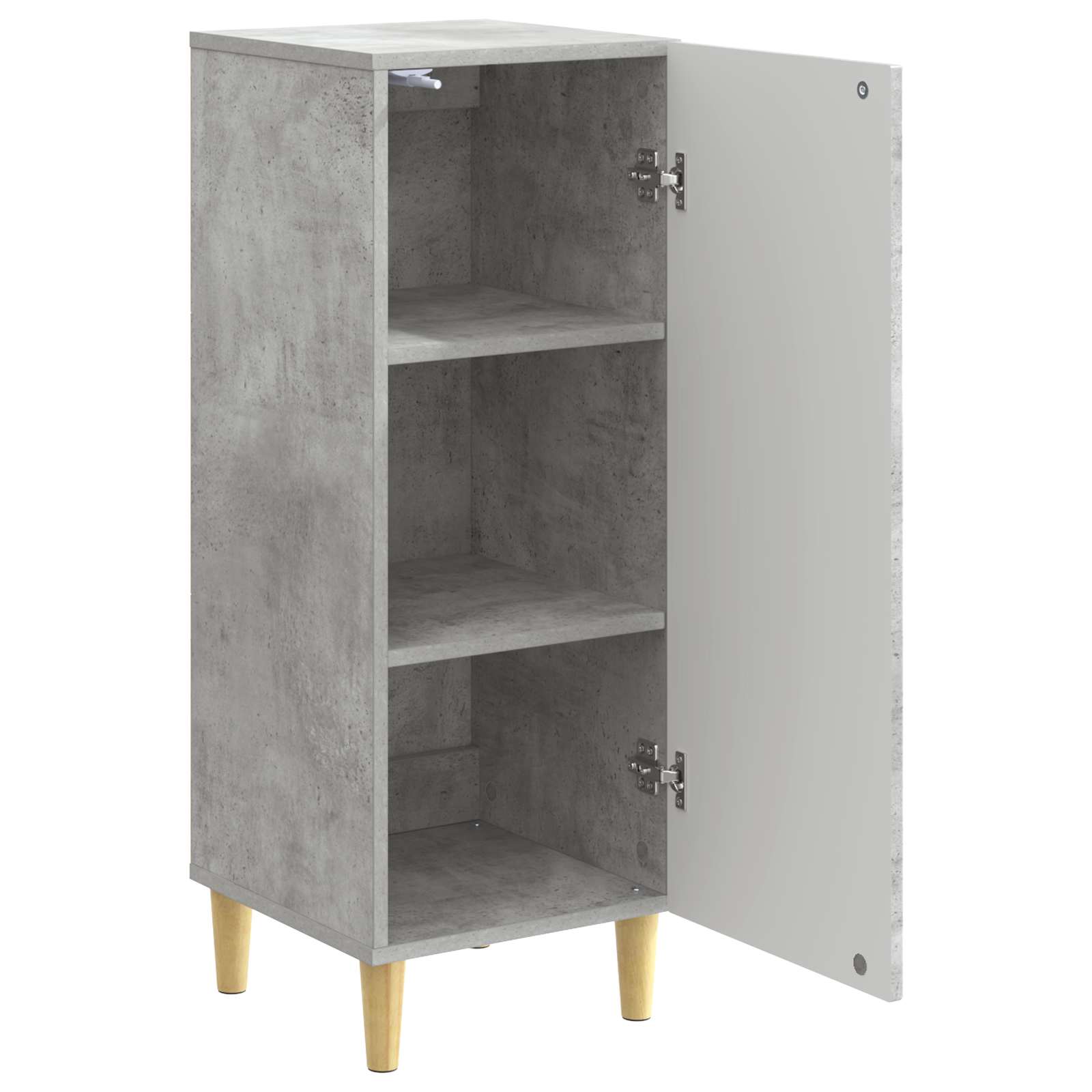 Kreveta Betonska siva 33 x 34,5 x 90 cm Konstruirano drvo