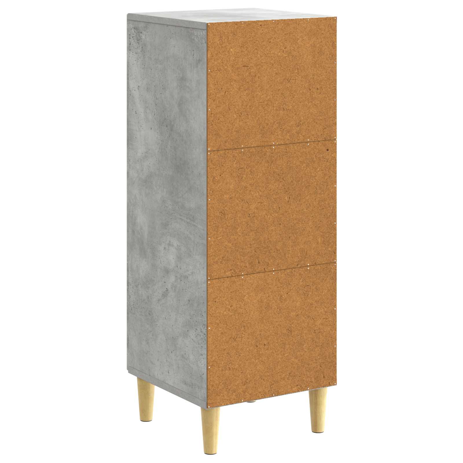 Kreveta Betonska siva 33 x 34,5 x 90 cm Konstruirano drvo
