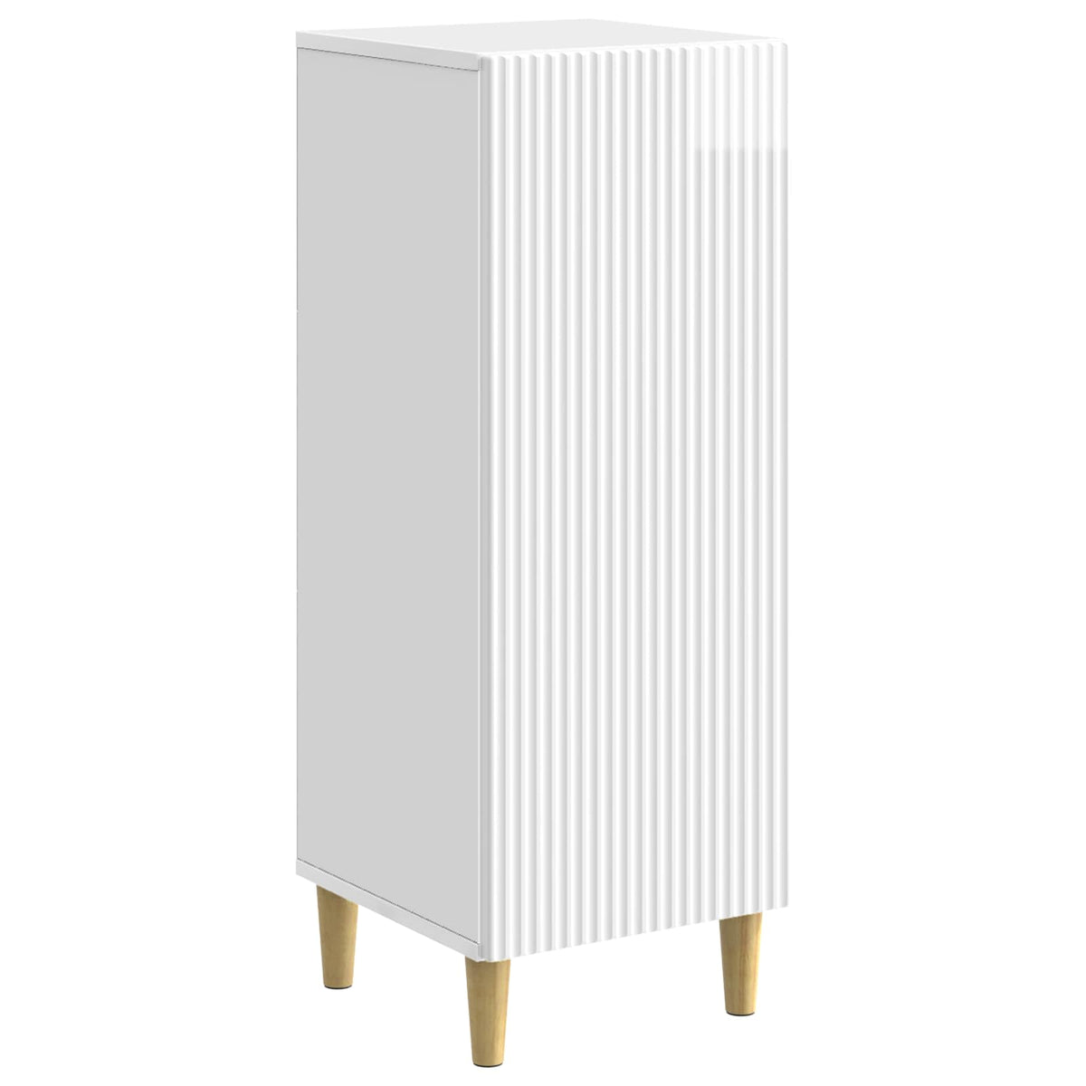 Kreveta Bijela visokog sjaja 33 x 34,5 x 90 cm