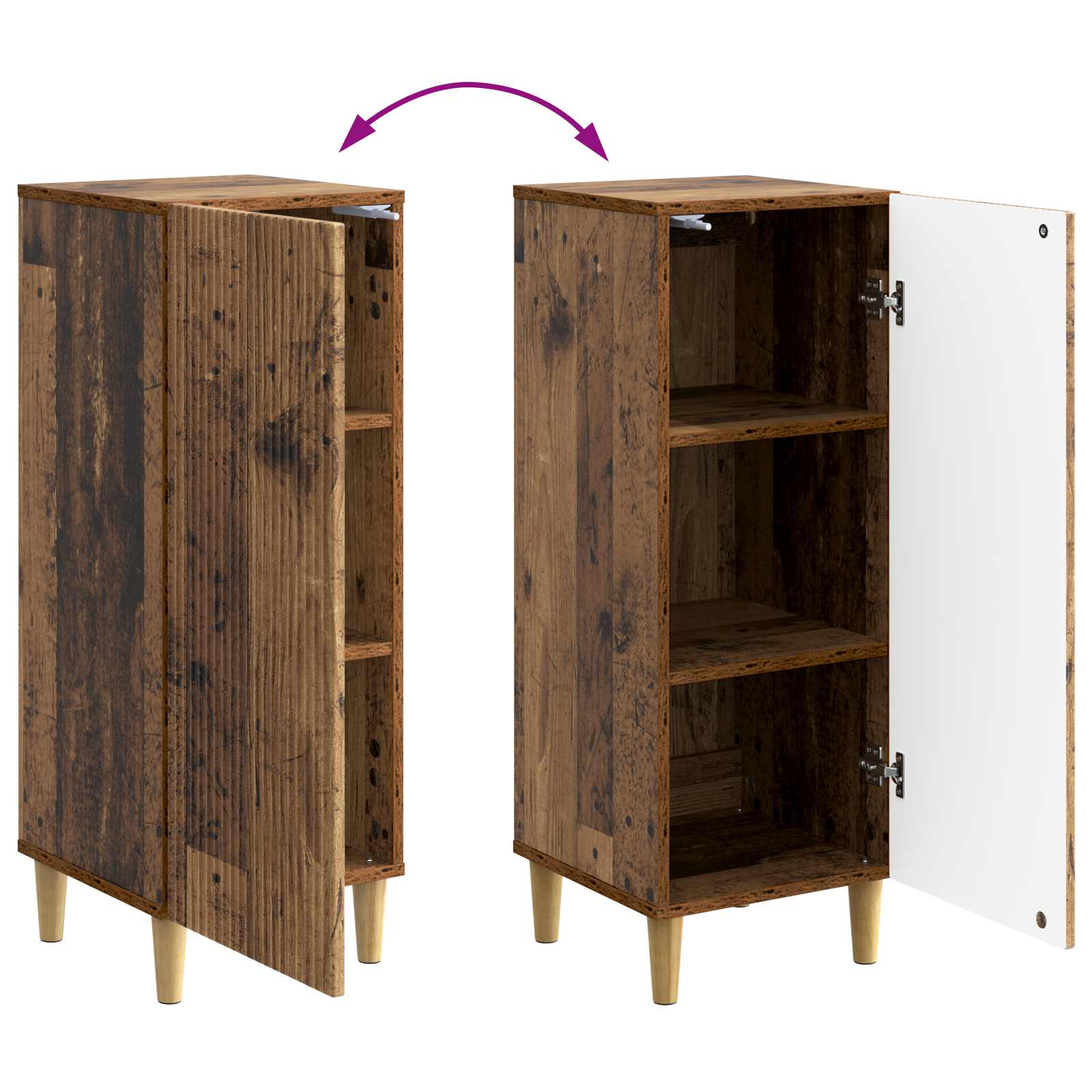 Kreveta Staro drvo 33 x 34,5 x 90 cm Konstruirano drvo