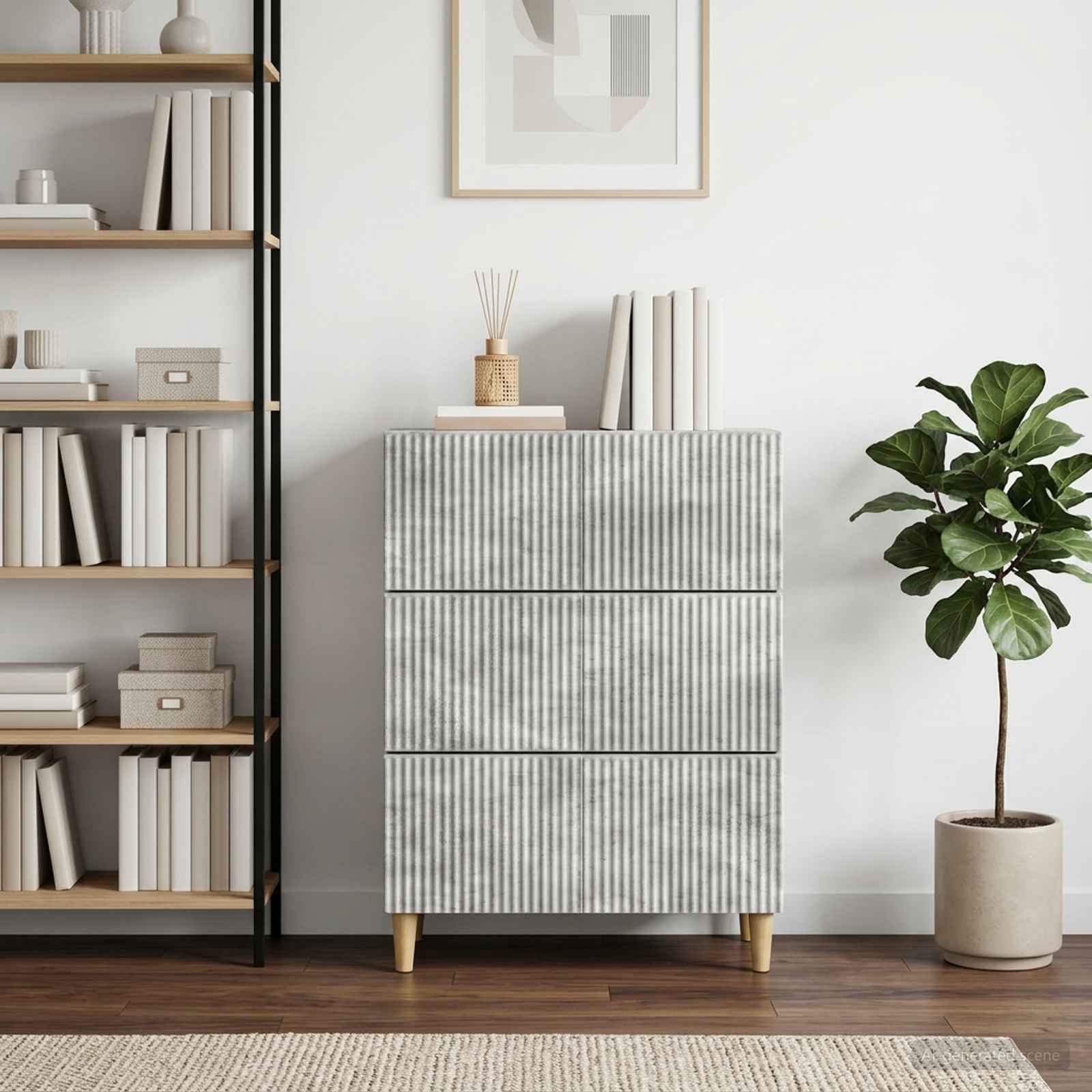 Ormar s ladicama 66 x 34,5 x 90 cm Konstruirano drvo