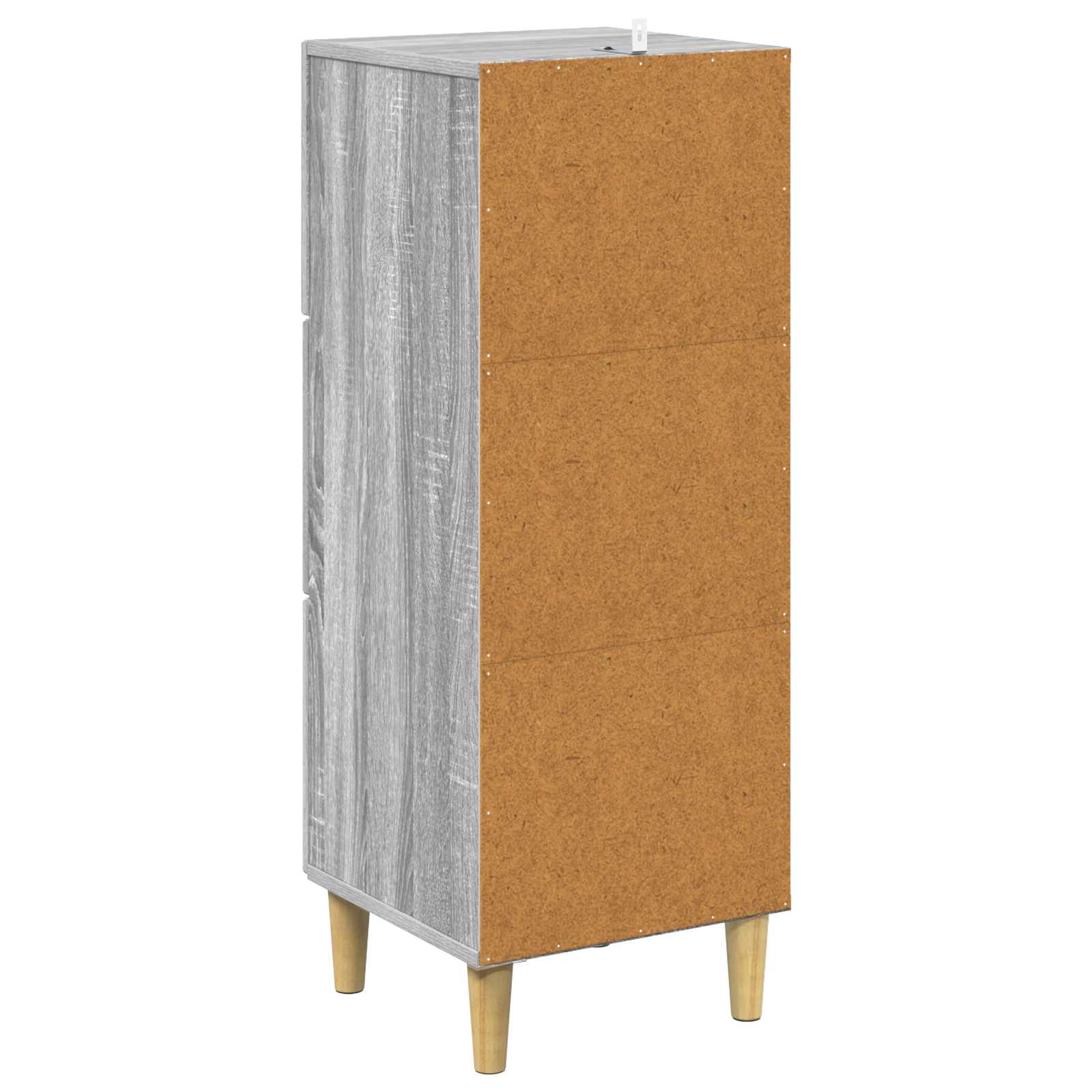 Ormar s ladicama Siva sonoma 33 x 34,5 x 90 cm