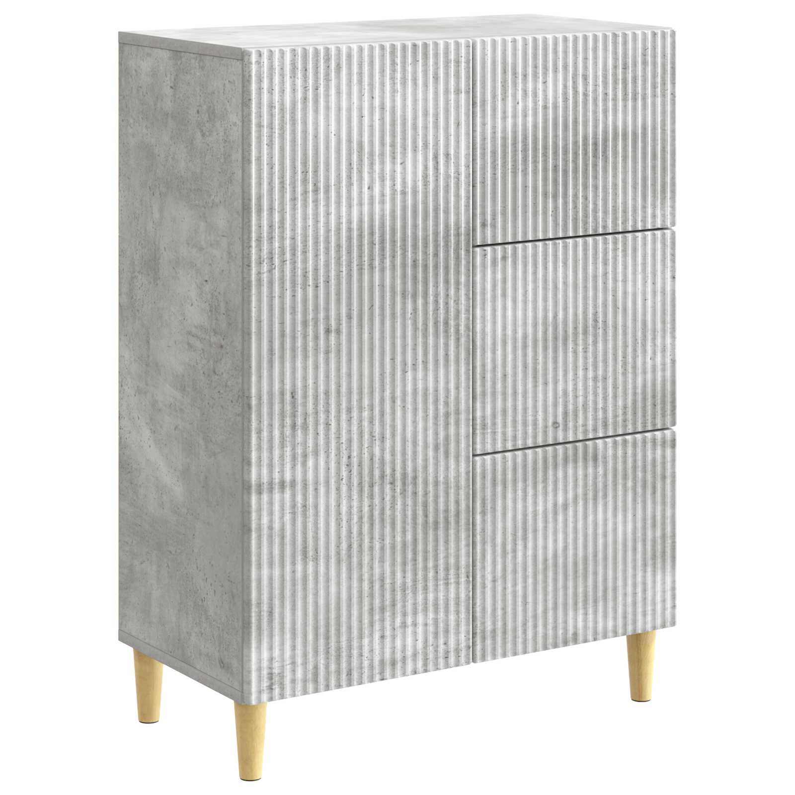 Kreveta Betonska siva 66 x 34,5 x 90 cm Konstruirano drvo