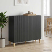 Kreveta Crna 89 x 34,5 x 80 cm Konstruirano drvo