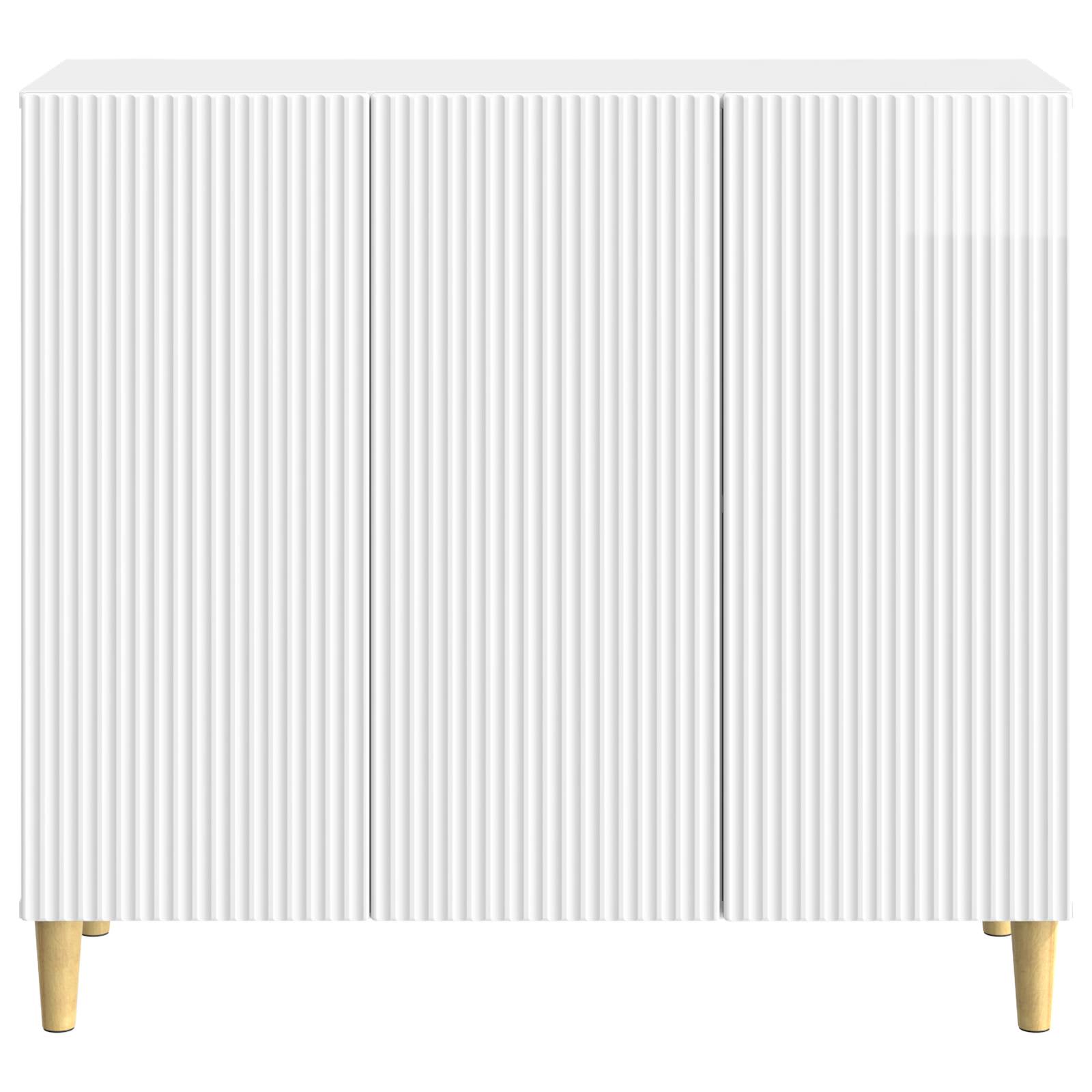 Kreveta Bijela visokog sjaja 89 x 34,5 x 80 cm