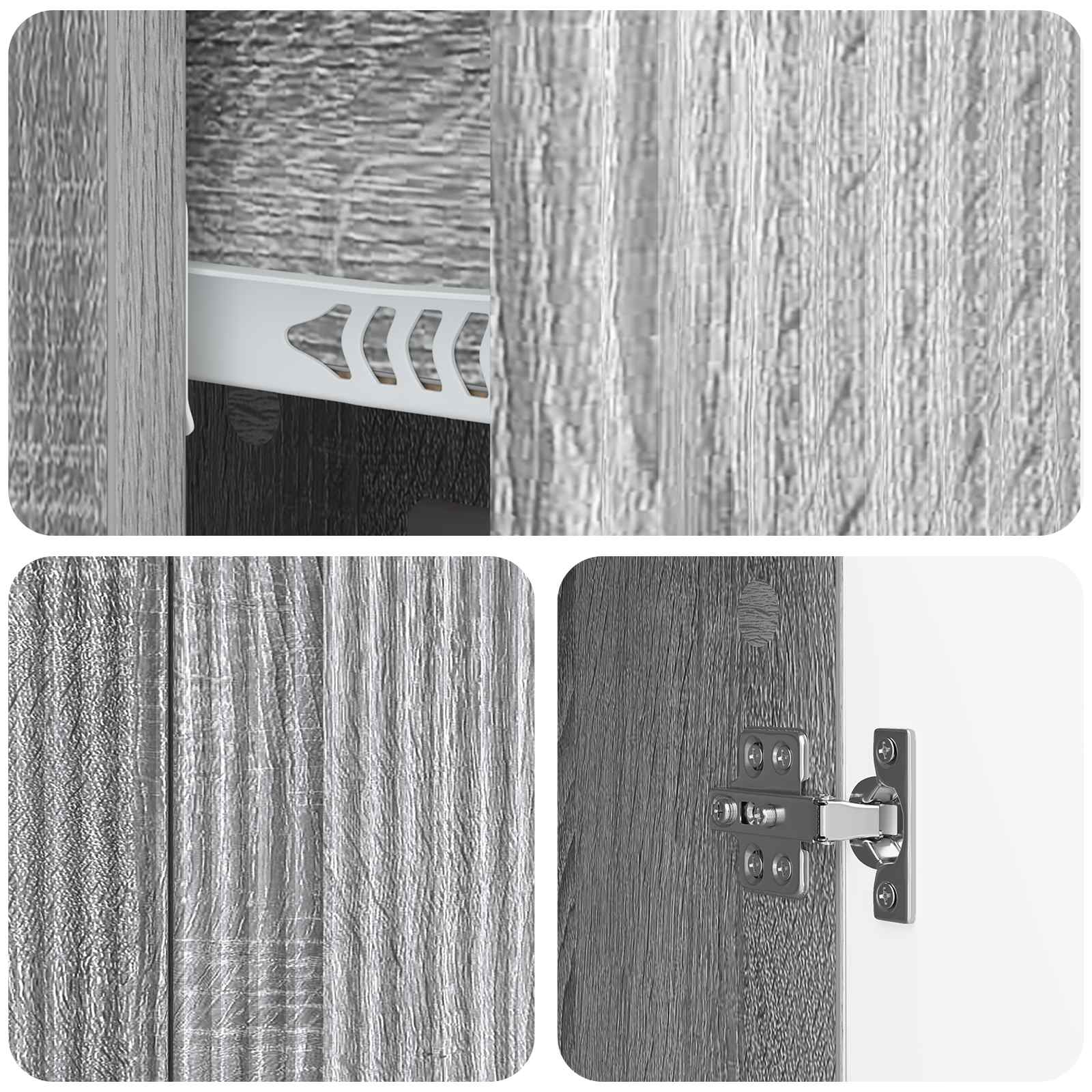 Kreveta Siva sonoma 89 x 34,5 x 60 cm Konstruirano drvo