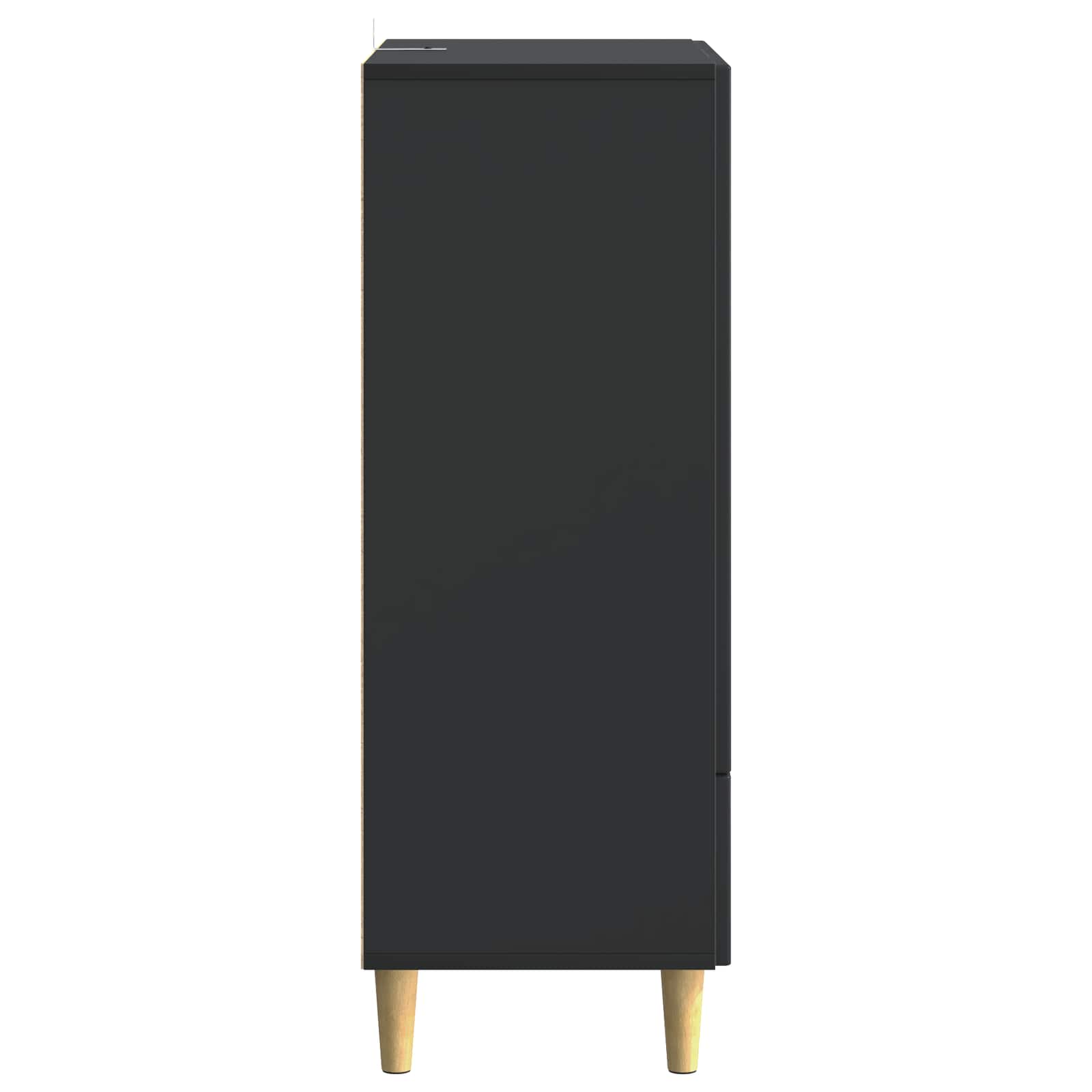 Kreveta s ladicama Crna 66 x 34,5 x 95 cm Konstruirano drvo