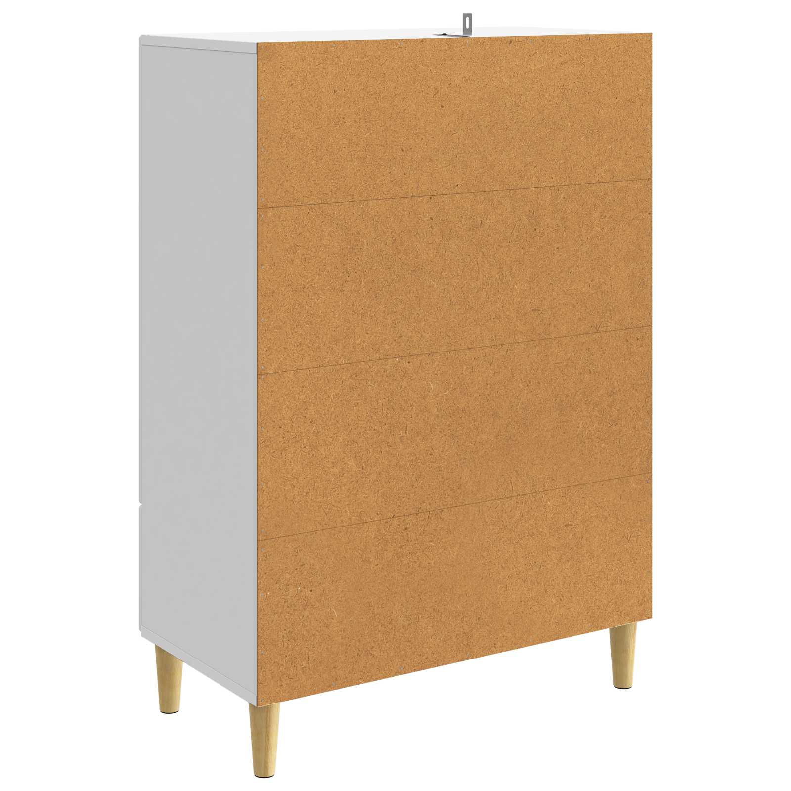 Kreveta s ladicama Bijela visokog sjaja 66 x 34,5 x 95 cm