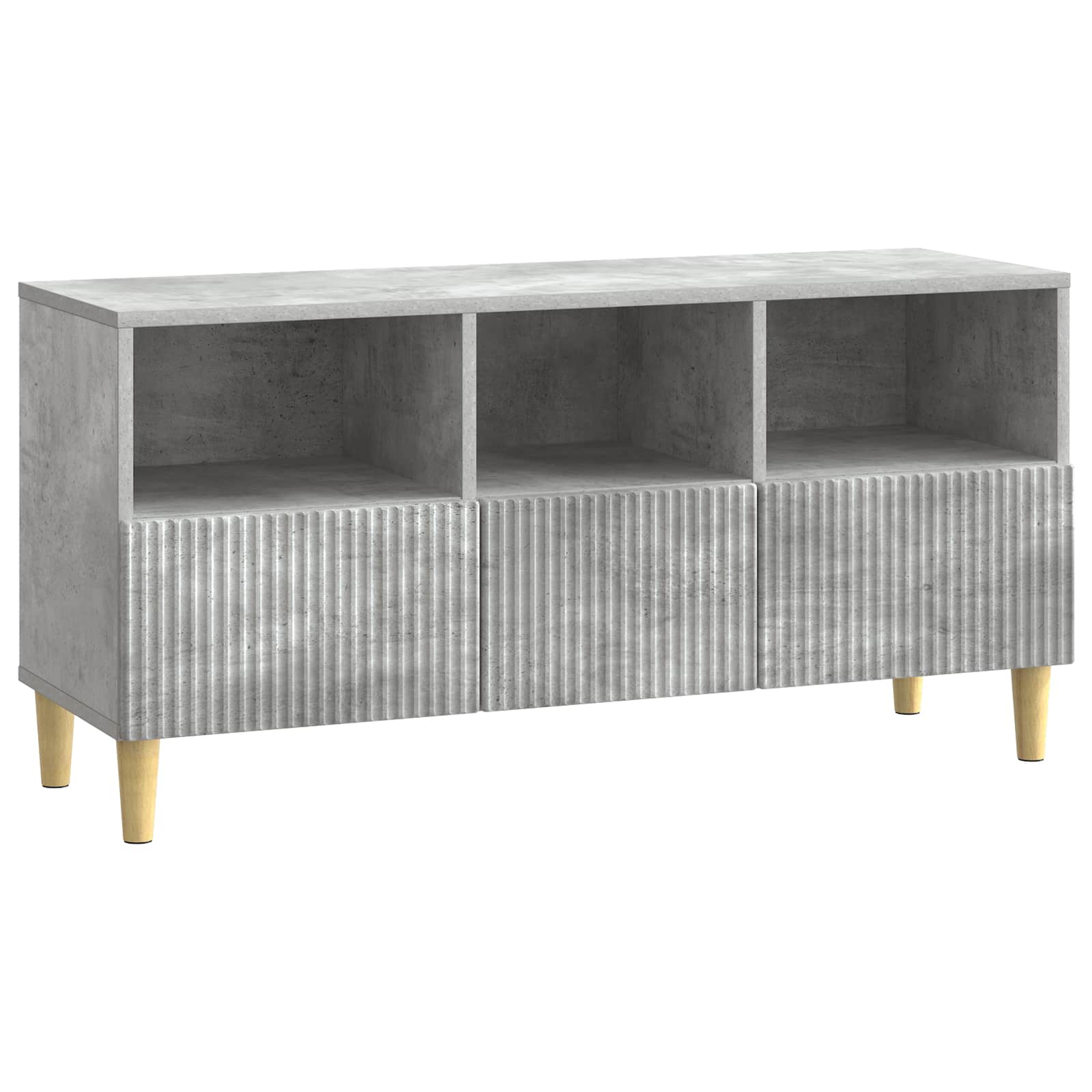 TV ormar Betonska siva 102 x 34,5 x 50 cm Konstruirano drvo