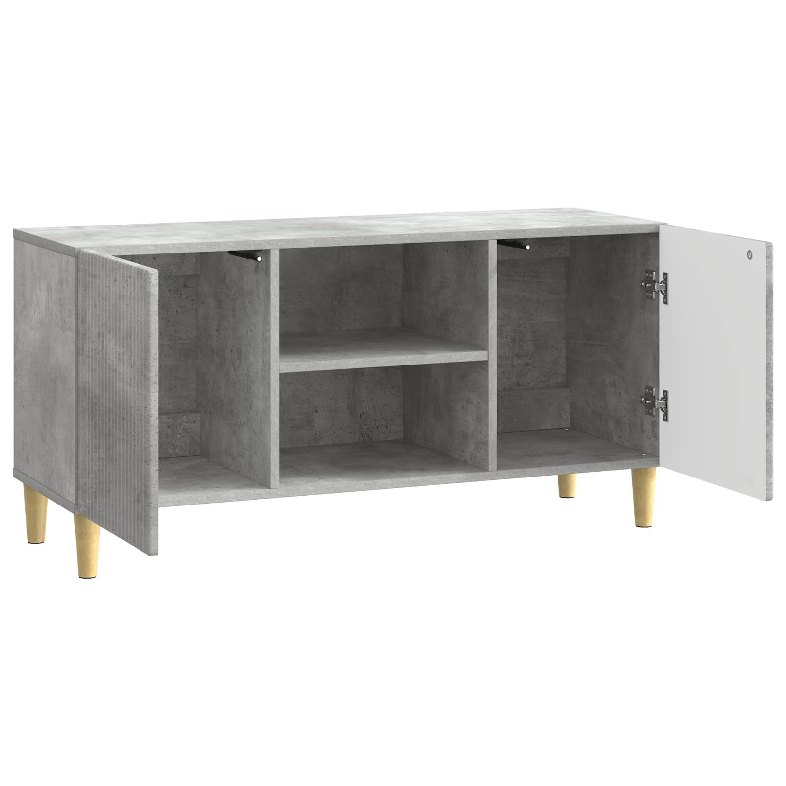 TV ormar Betonska siva 102 x 34,5 x 50 cm Konstruirano drvo