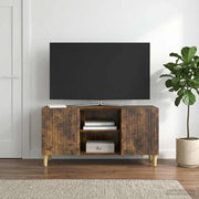 TV ormar 102 x 34,5 x 50 cm Dimljeni hrast Konstruirano drvo