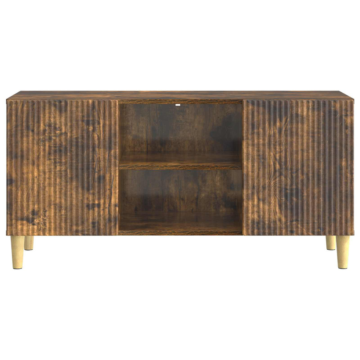 TV ormar 102 x 34,5 x 50 cm Dimljeni hrast Konstruirano drvo