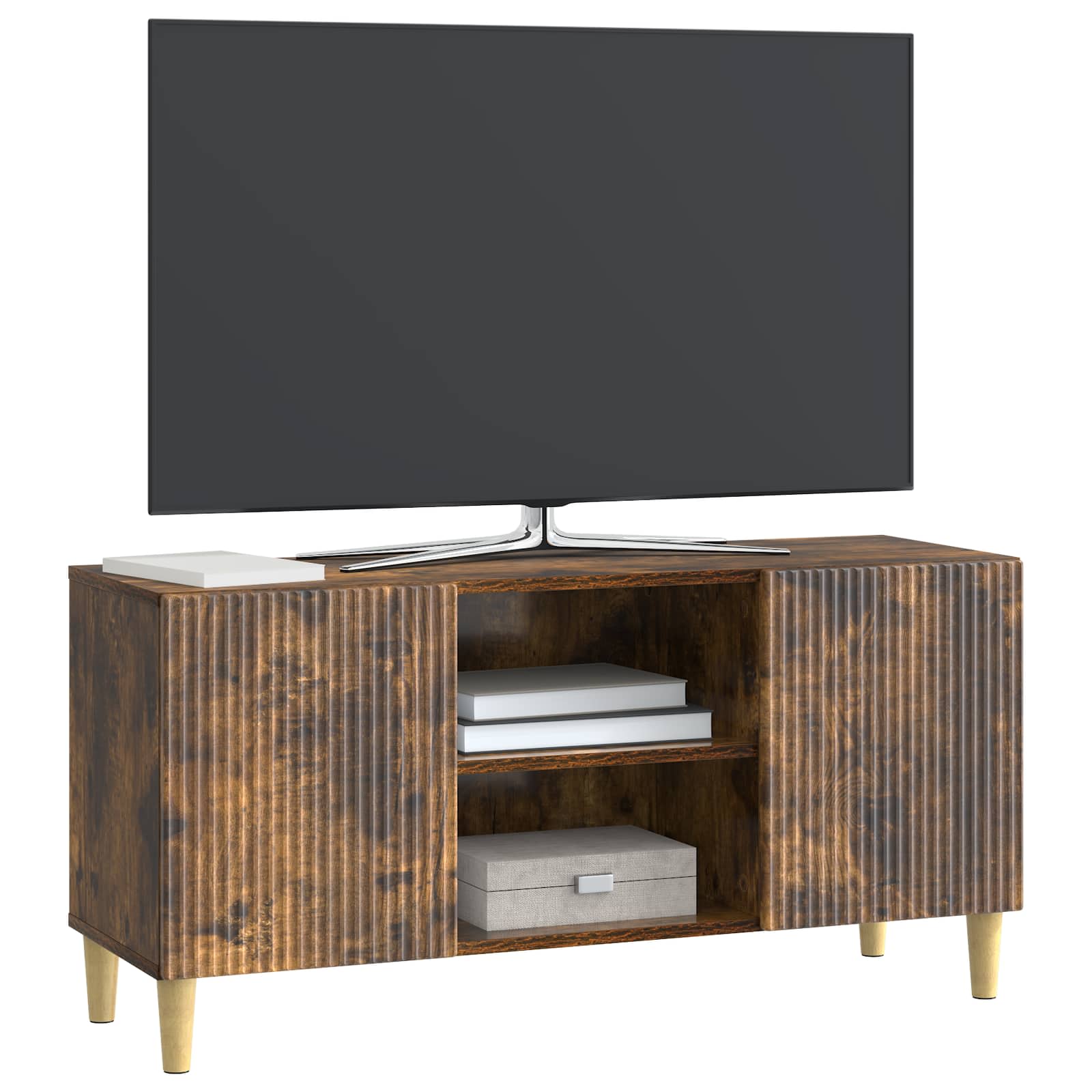 TV ormar Dimljeni hrast 102 x 34,5 x 50 cm Konstruirano drvo