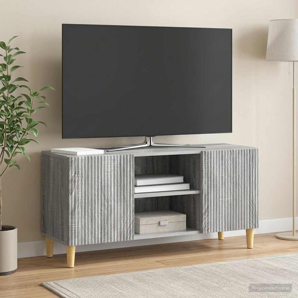 TV ormar 102 x 34,5 x 50 cm Siva sonoma Konstruirano drvo