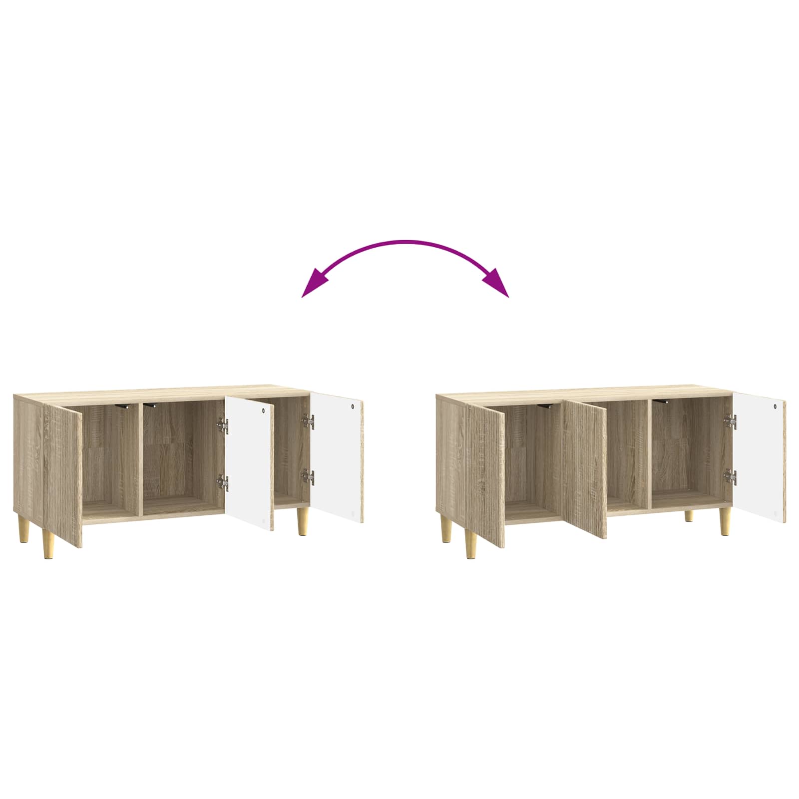 TV ormar Hrast sonoma 99 x 34,5 x 50 cm Konstruirano drvo