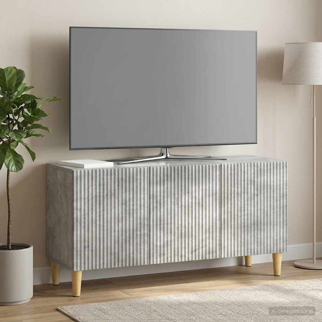 TV ormar Betonska siva 99 x 34,5 x 50 cm Konstruirano drvo