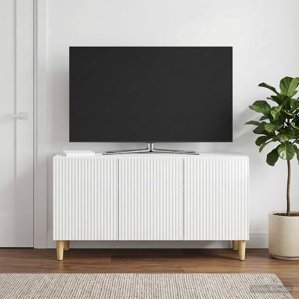 TV ormar Bijela visokog sjaja 99 x 34,5 x 50 cm