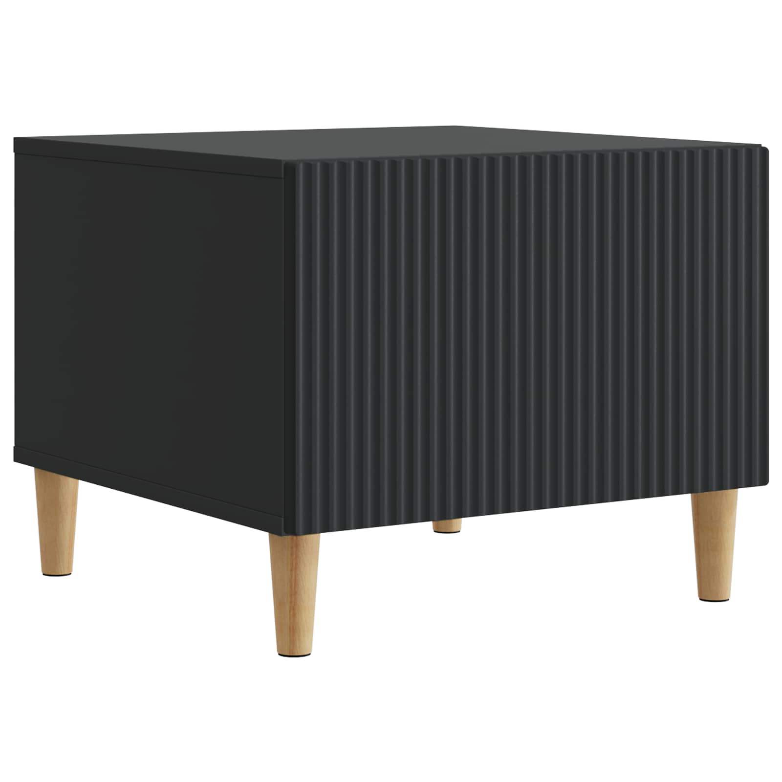 Kava Stol s ladicama Crna 49 x 50 x 40 cm Konstruirano drvo