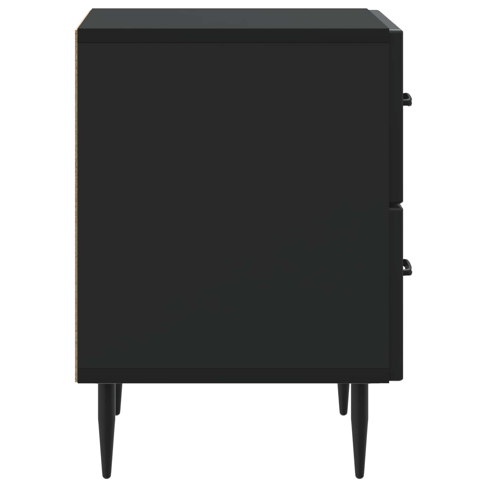 Noćni ormar Crna 43 x 34,5 x 47,5 cm Konstruirano drvo