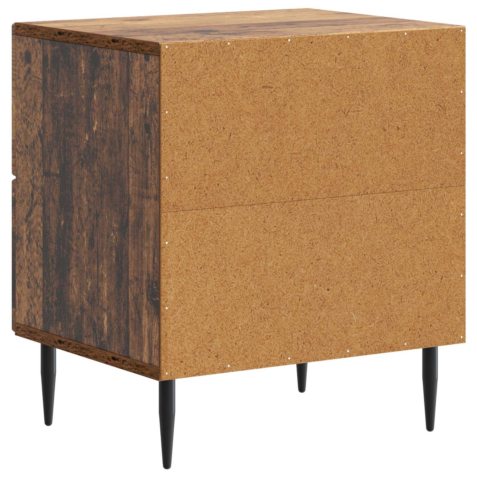 Noćni ormar s ladicama 2 pcs Staro drvo 43 x 34,5 x 47,5 cm