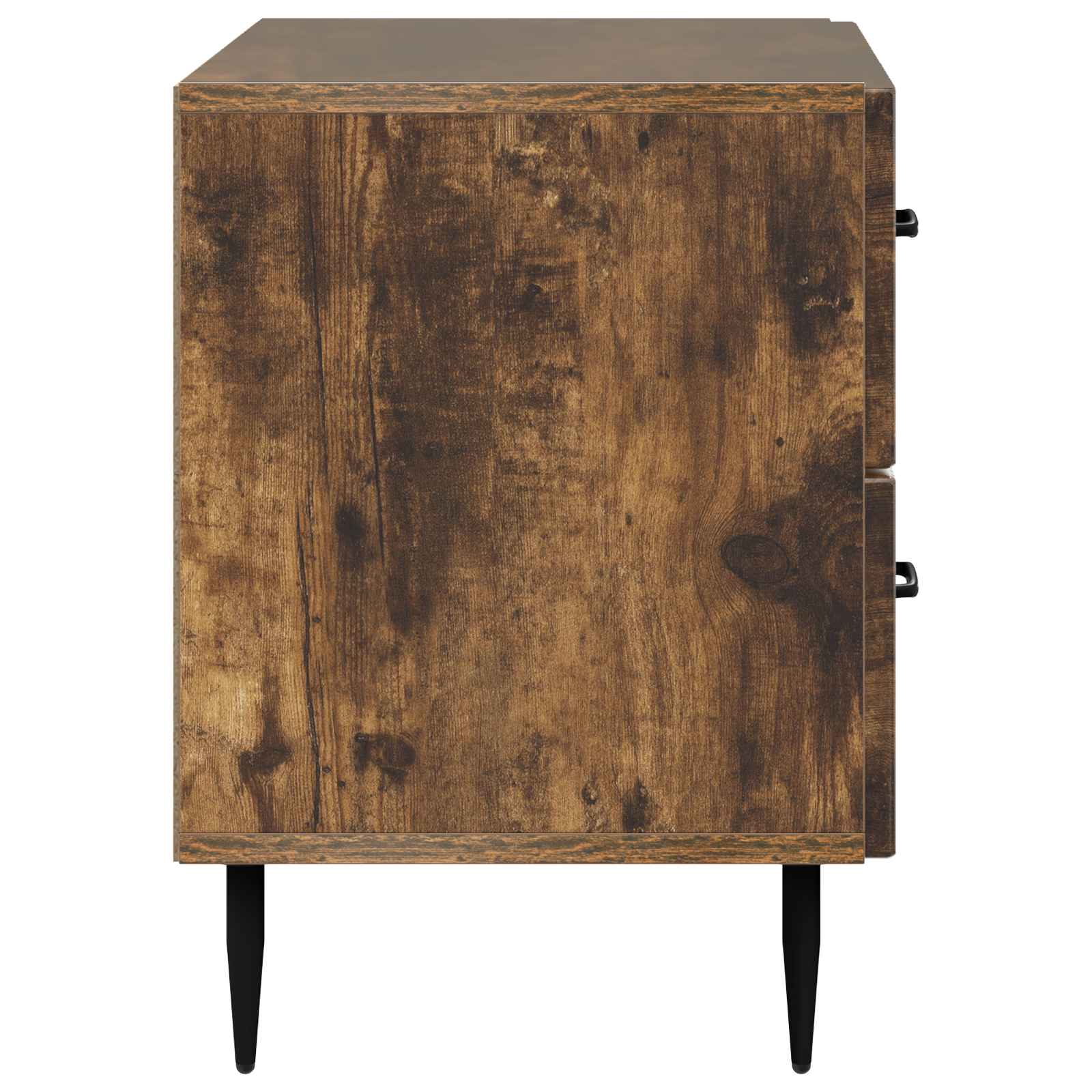 Noćni ormar s ladicama Dimljeni hrast 62 x 34,5 x 47,5 cm
