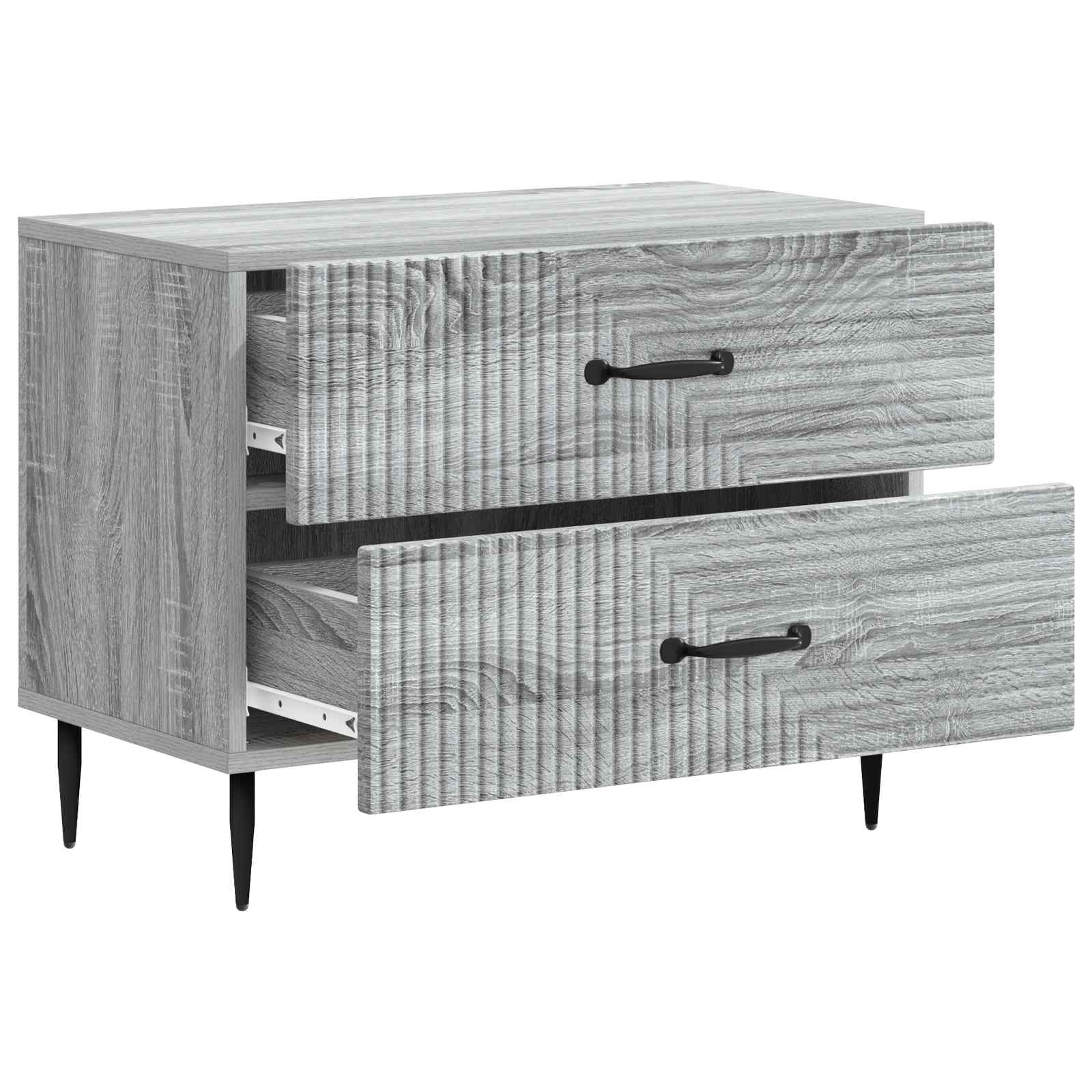 Noćni ormar Siva sonoma 62 x 34,5 x 47,5 cm Konstruirano drvo
