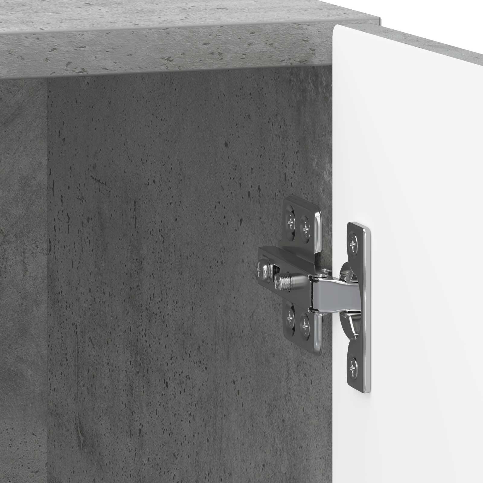 Noćni ormar 2 pcs Betonska siva 43 x 34,5 x 50 cm
