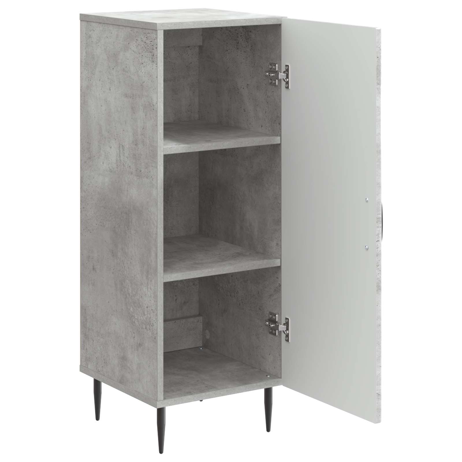 Kreveta Betonska siva 33 x 34,5 x 89,5 cm Konstruirano drvo