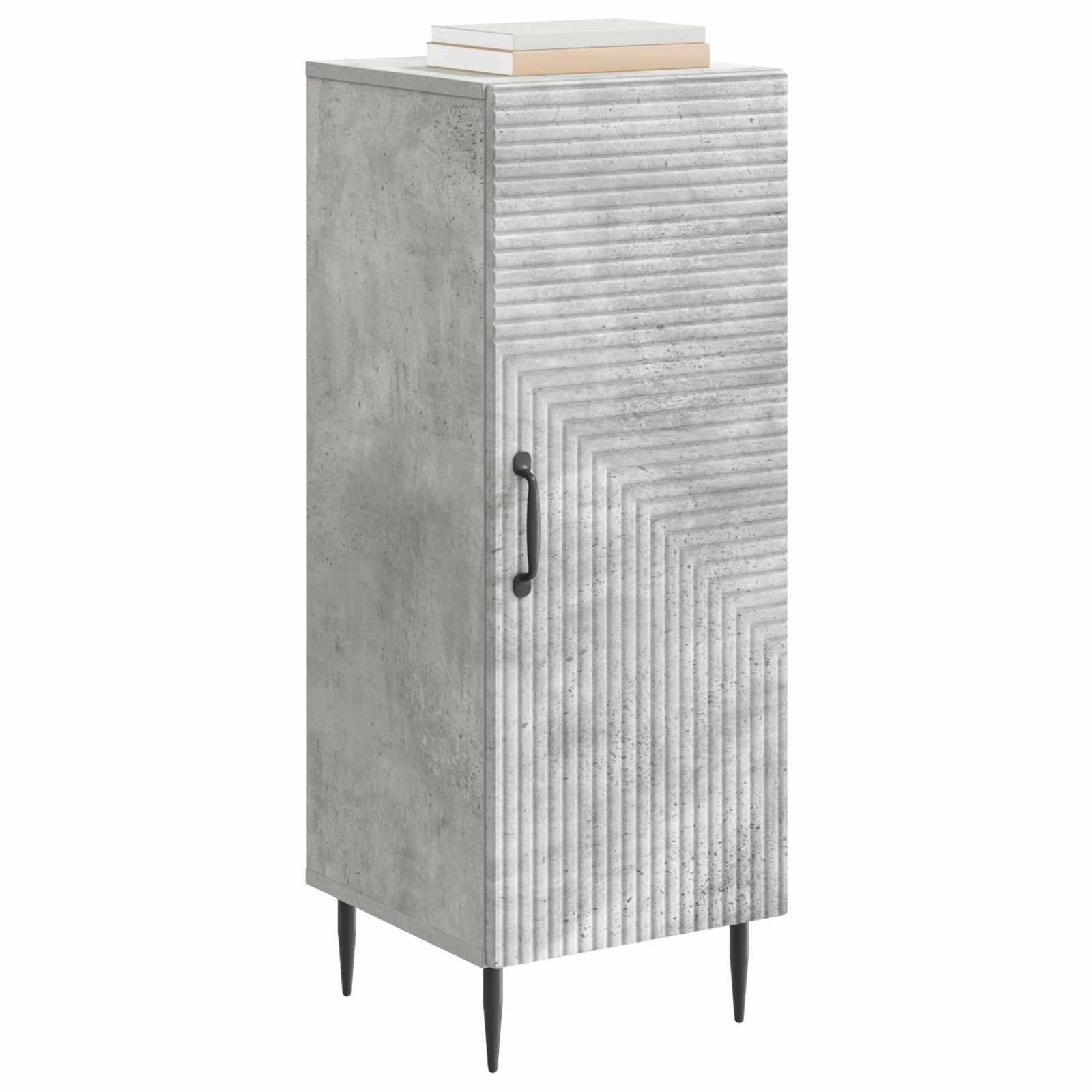 Kreveta Betonska siva 33 x 34,5 x 89,5 cm Konstruirano drvo