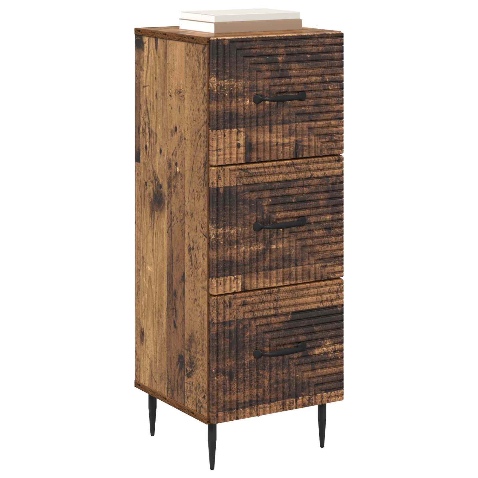 Ormar s ladicama Staro drvo 33 x 34,5 x 89,5 cm