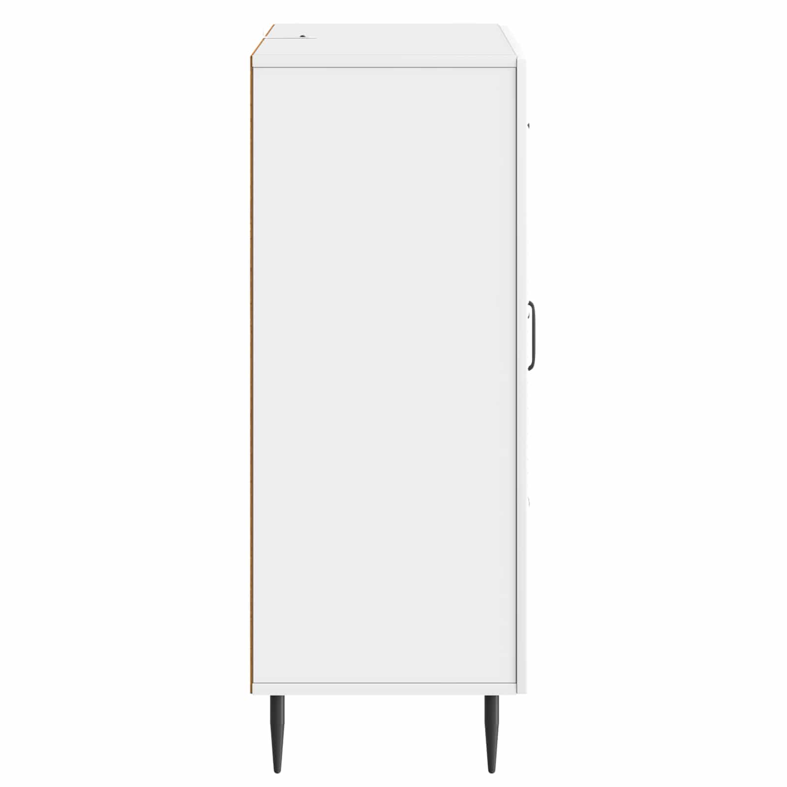 Kreveta s ladicama Bijela visokog sjaja 66 x 34,5 x 89,5 cm