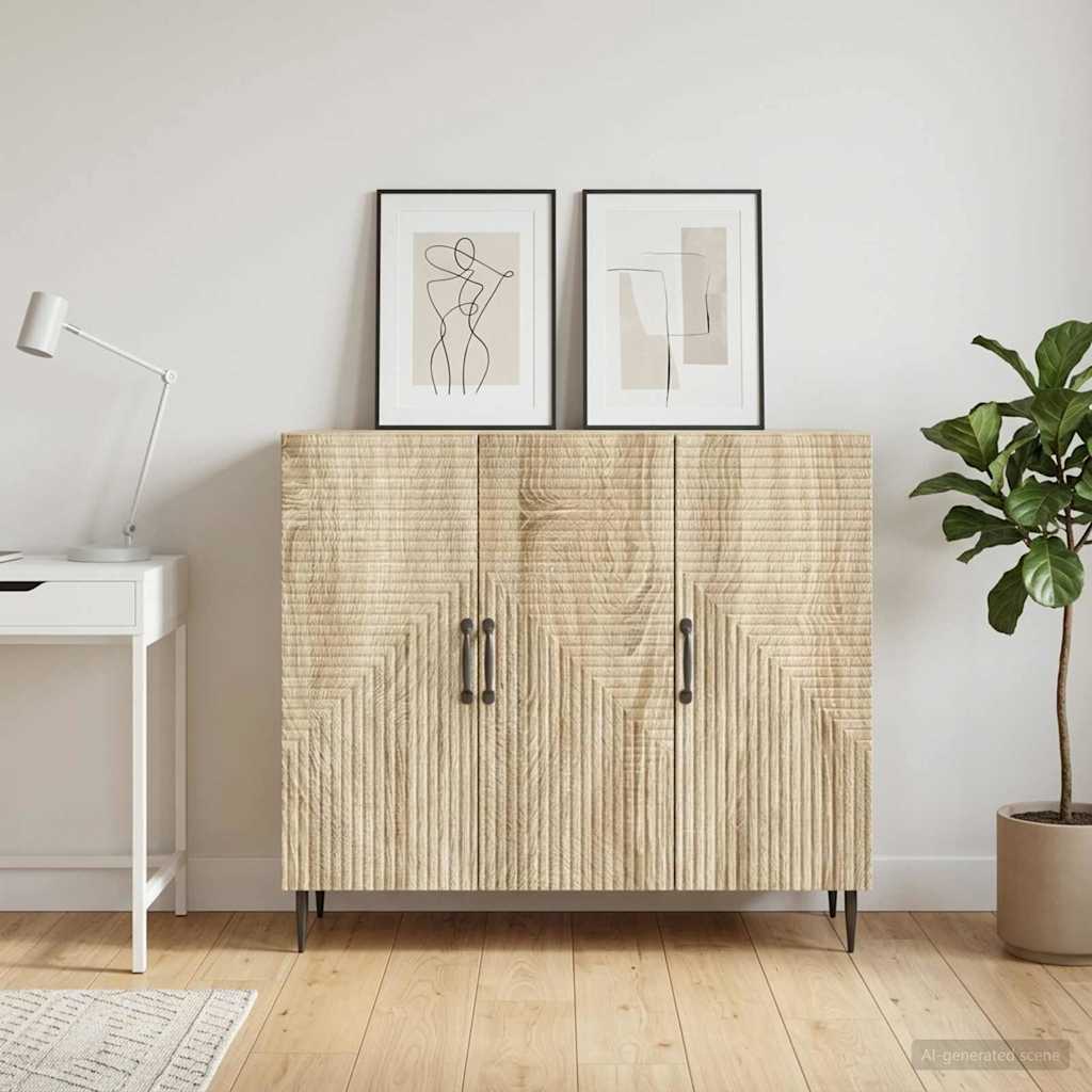 Kreveta Hrast sonoma 89 x 34,5 x 80 cm Konstruirano drvo